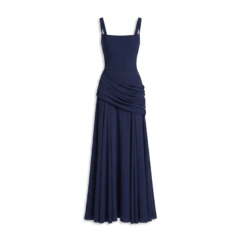 Elena Ruched Maxi Dress