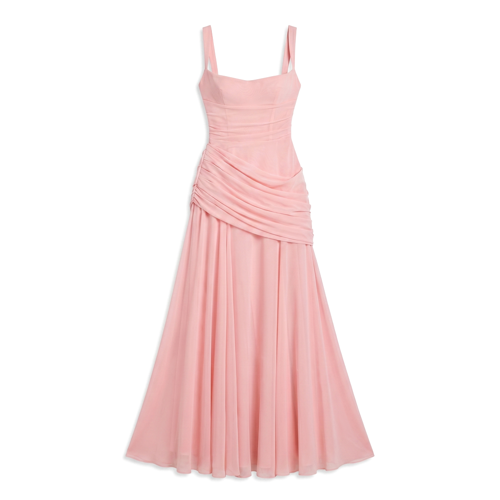 Elena Ruched Maxi Dress