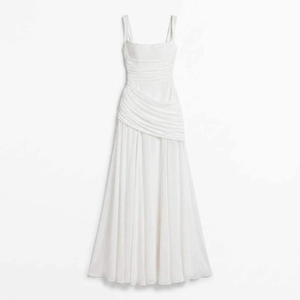 Elena Ruched Maxi Dress