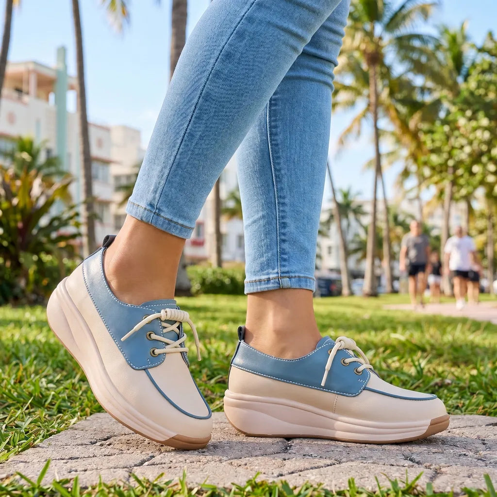 Eliza Wedge Slip-On Flats