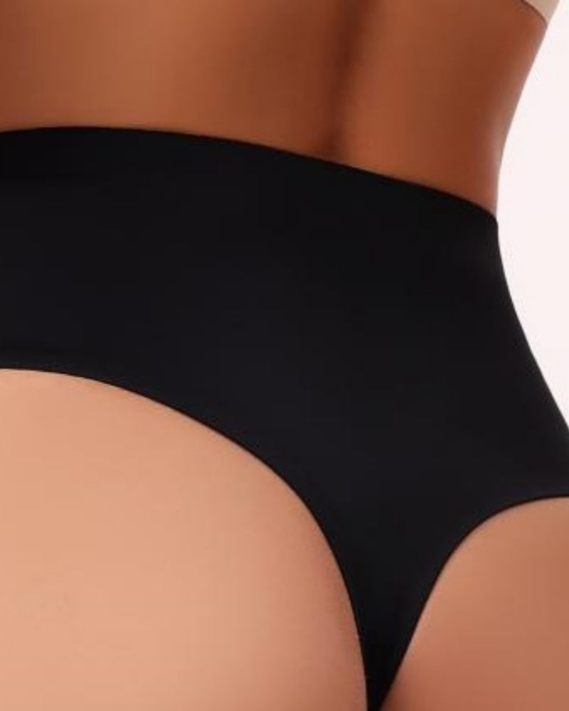 Women's Seamless Mid-Rise Shaping Thong - By Qivii