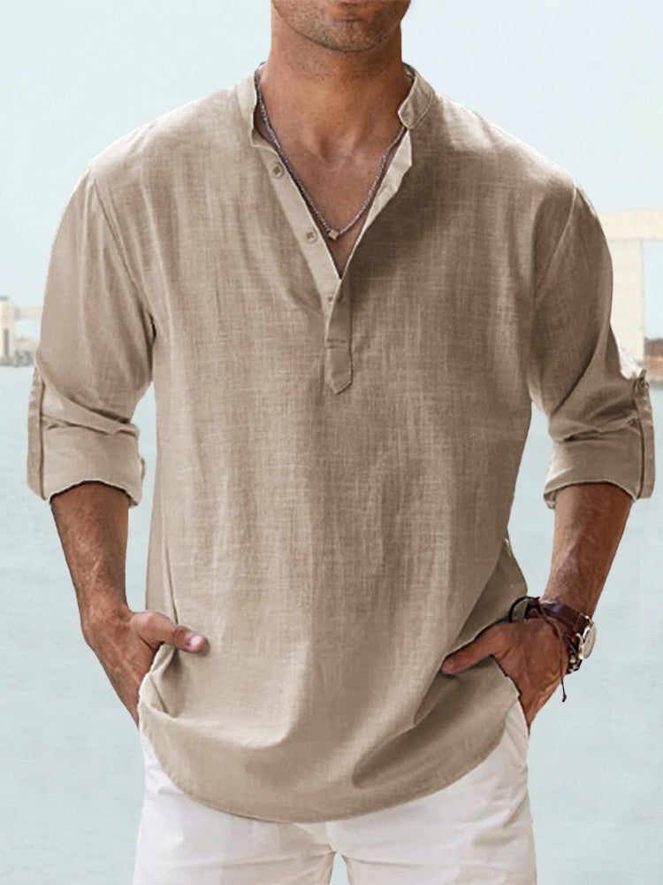 Adonis Linnen Shirt - By Qivii