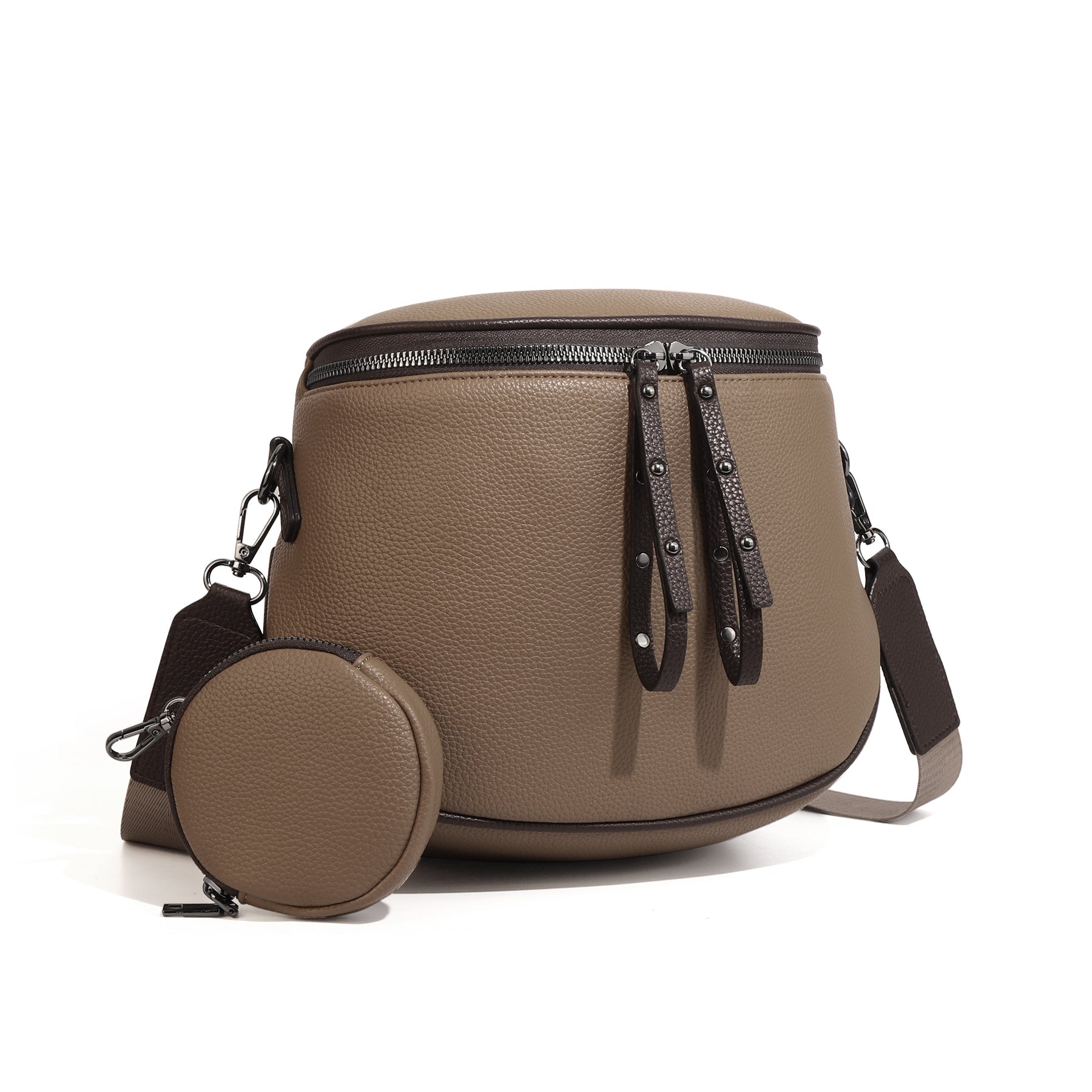 Ounamei Large Crossbody Bag for Women | Multi-Style Bag with Coin Pouch for Travel & Daily Use