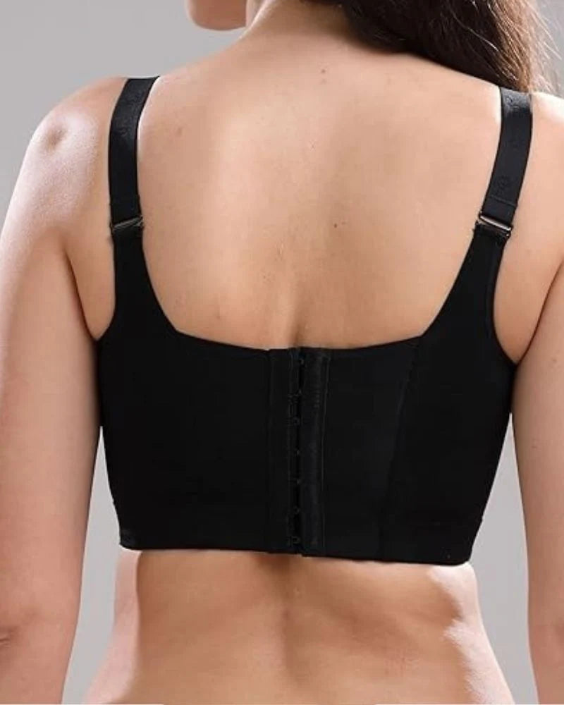 Deep Cup Push Up Bra With Full Back Coverage - By Qivii