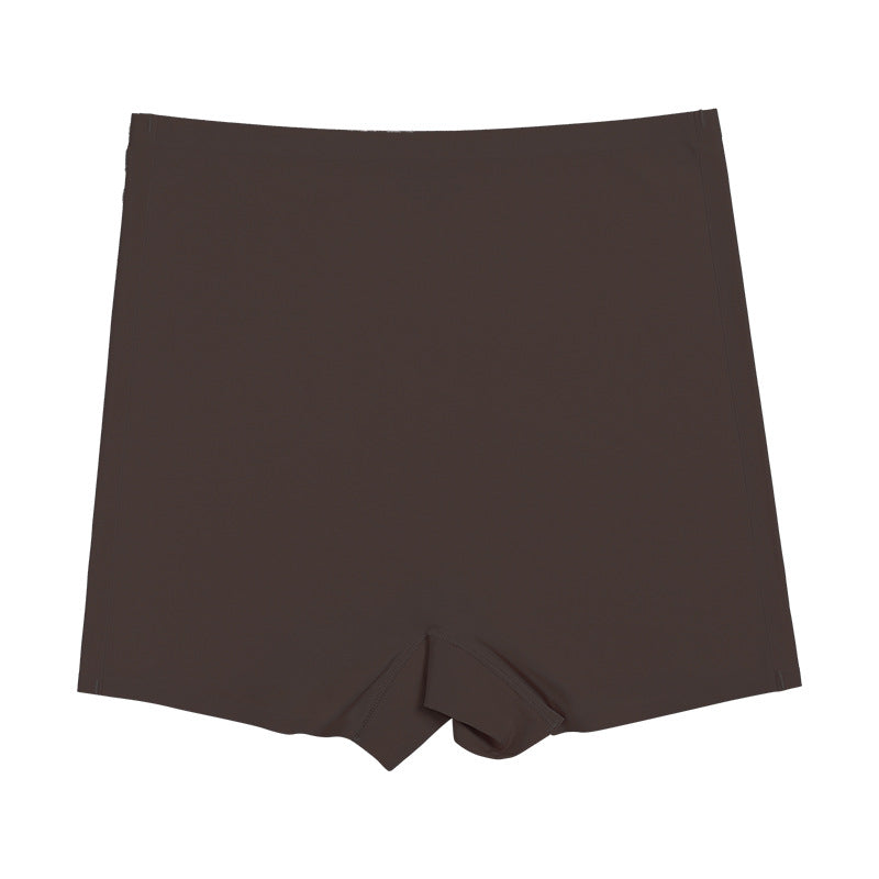 Solid Elastic Seamless Non-Slip Boyshorts Underwear - By Qivii