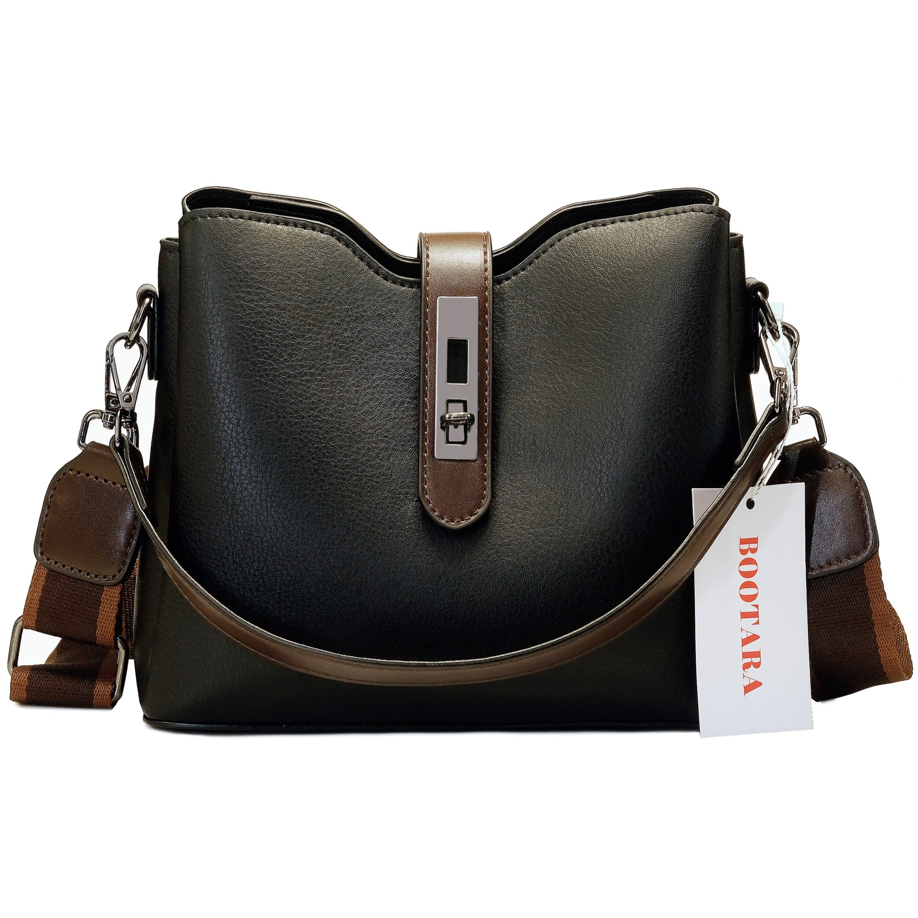 Women's Premium Textured Bucket Bag - Vintage Multi-Layer Large Capacity Handheld/Shoulder/Crossbody Tote
