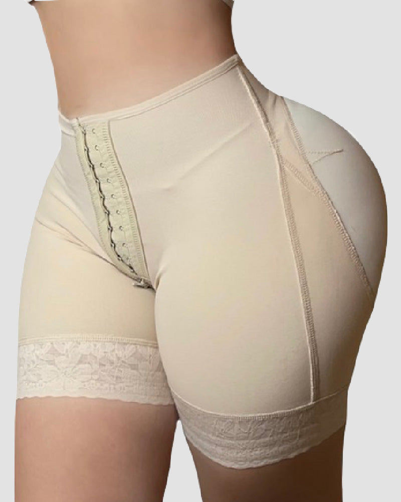 Shapshe® Women's Low Rise Invisible BBL Shapewear Shorts Tummy Control Faja Shorts - By Qivii