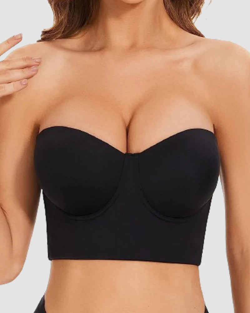 Seamless Multiway Low Back Anti Slip Push up Full Coverage Larger size Bras - By Qivii