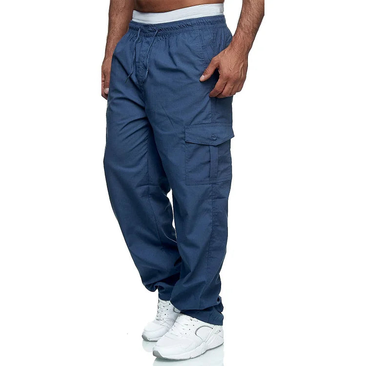 Alexander - Heren cargo broeken, casual fit - By Qivii
