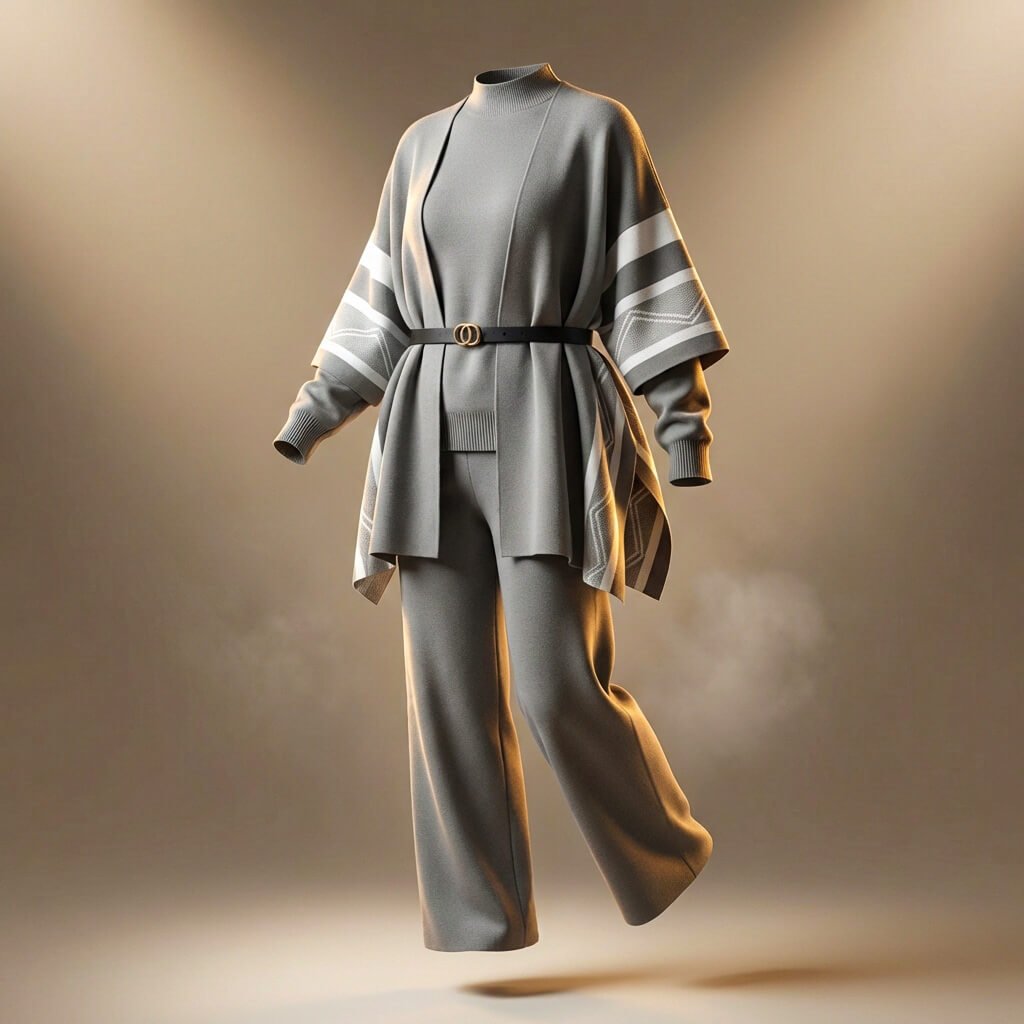 Samantha Prestige Virgin Wool Set - By Qivii