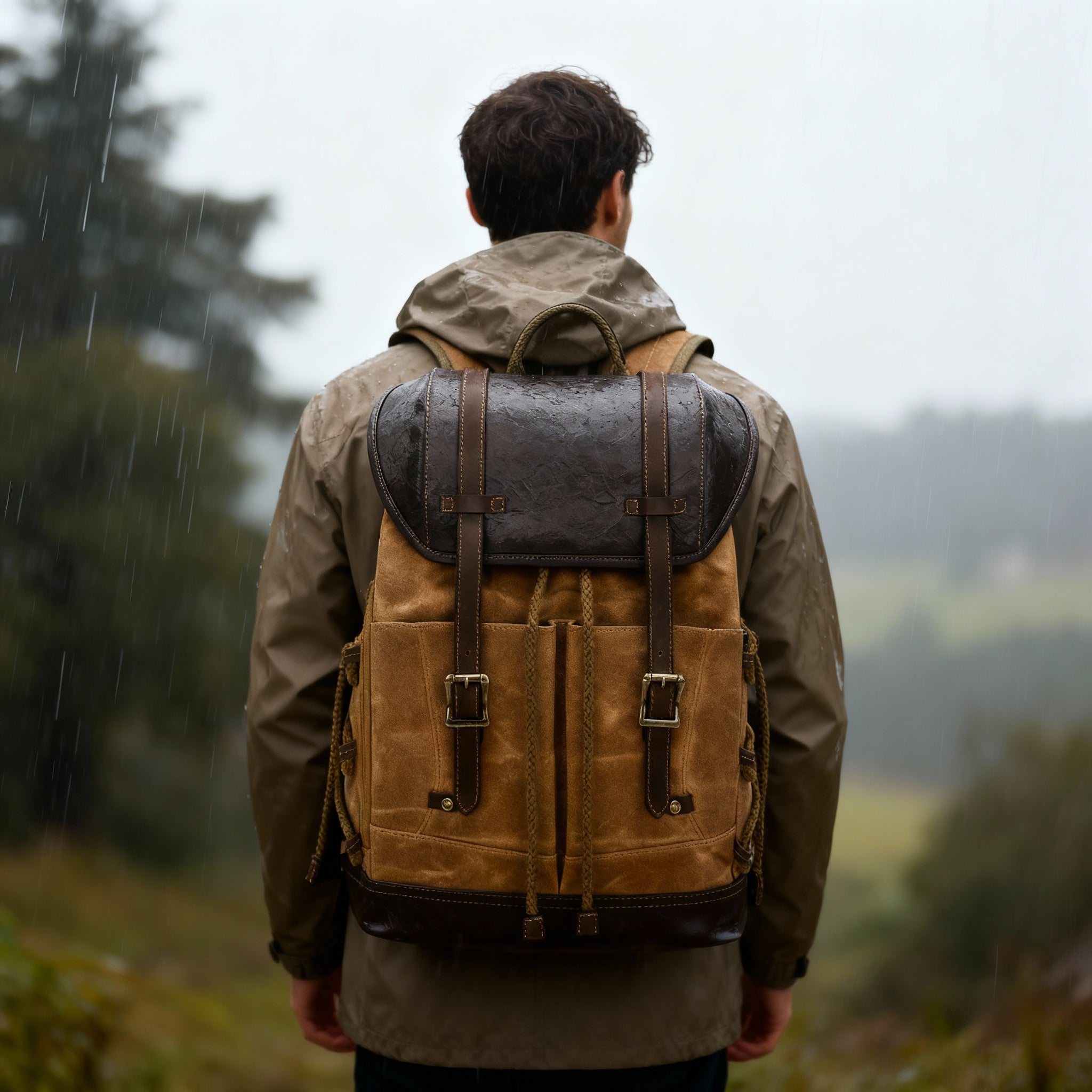 Bear Creek Canvas Backpack
