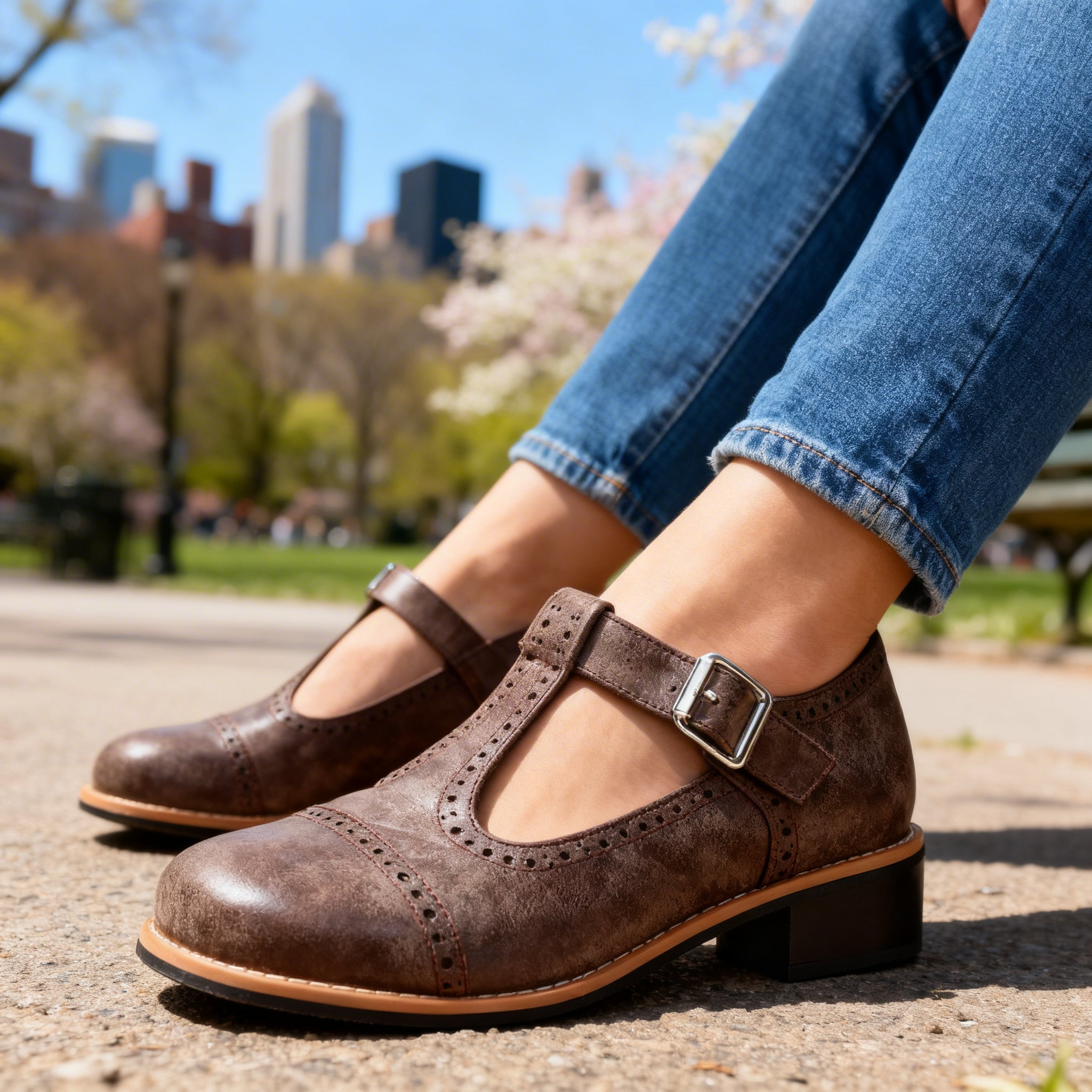 Annie Lou Brogue Loafers
