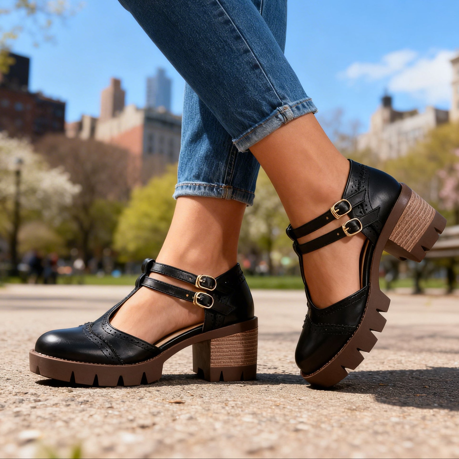 Sally Brogue Loafers