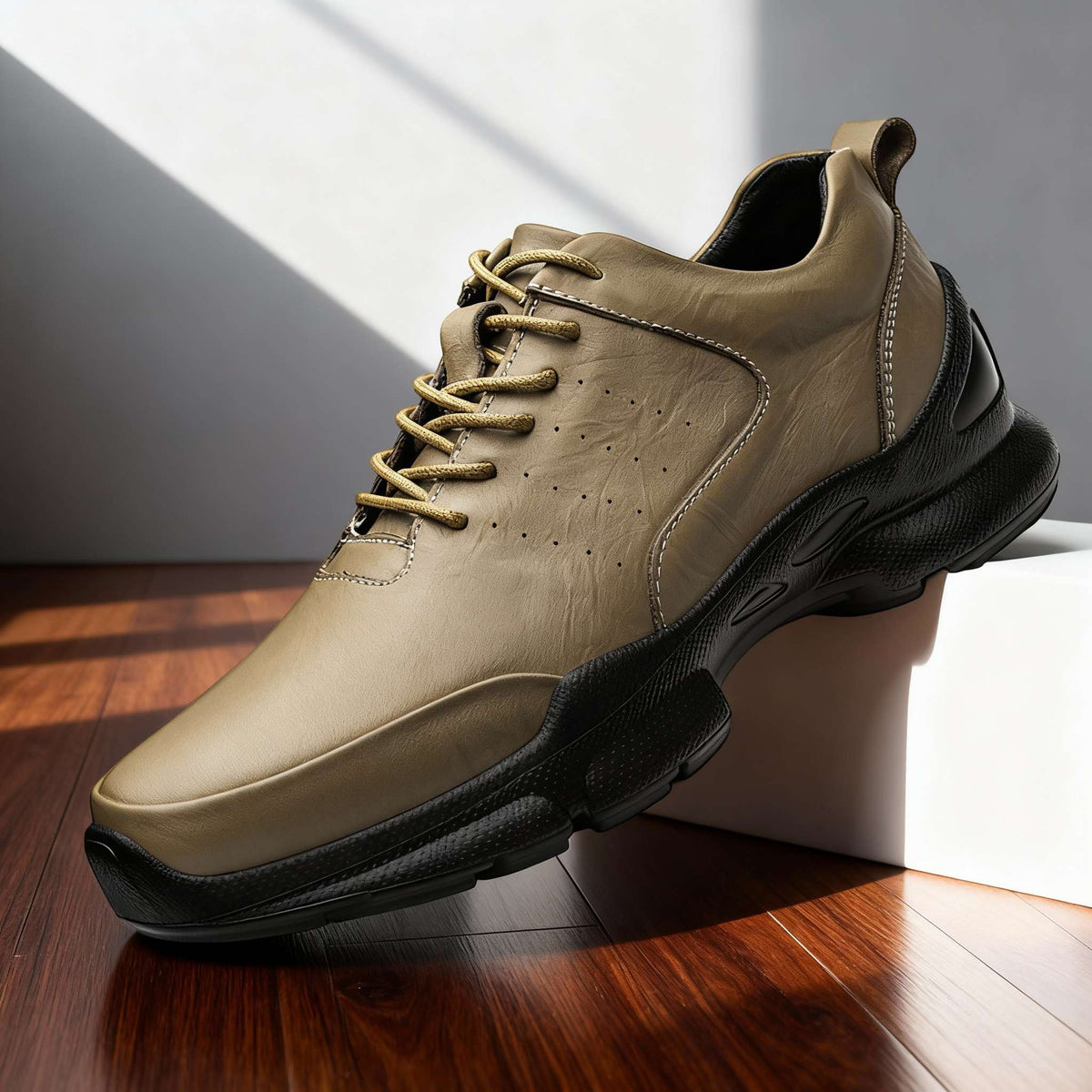 Charles Rivers | Men's Leather Sneakers - By Qivii