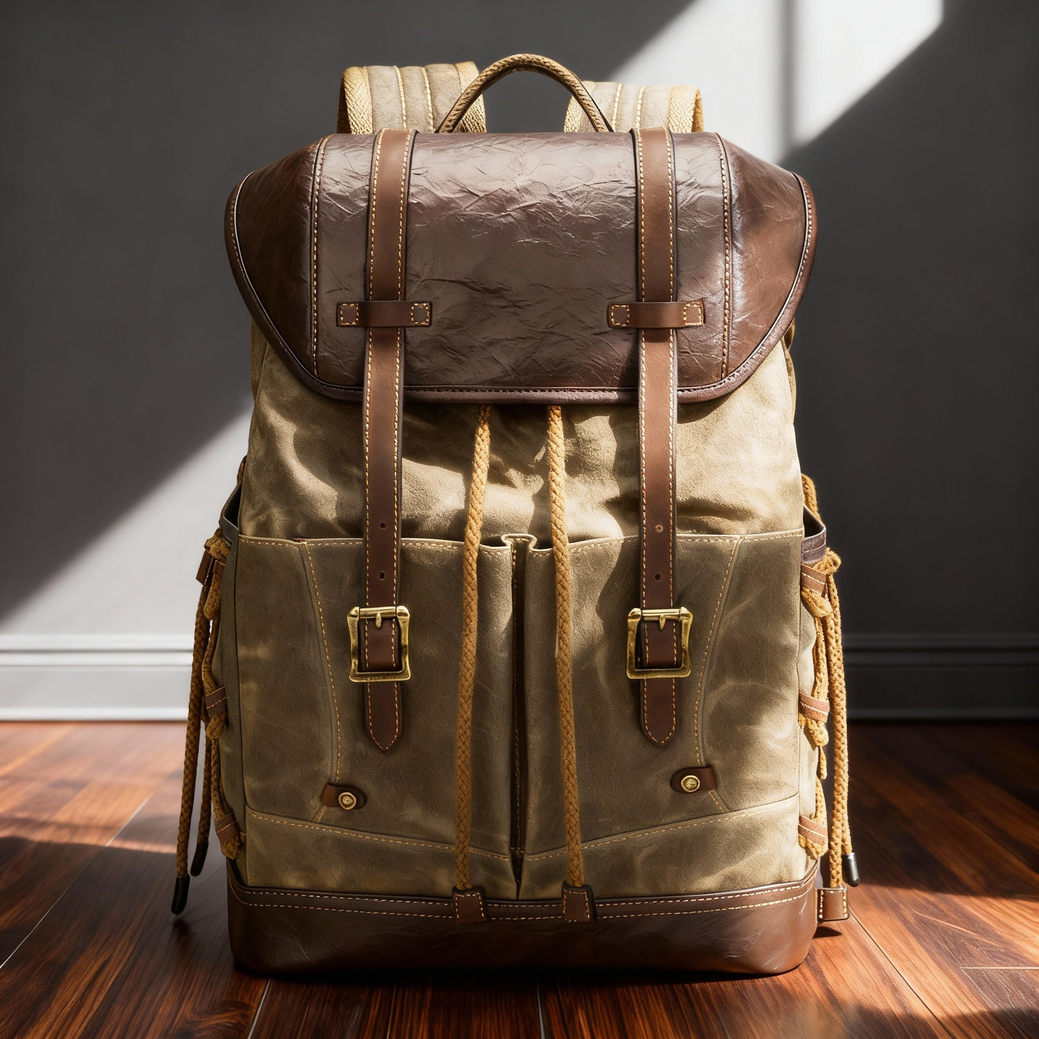 Bear Creek Canvas Backpack