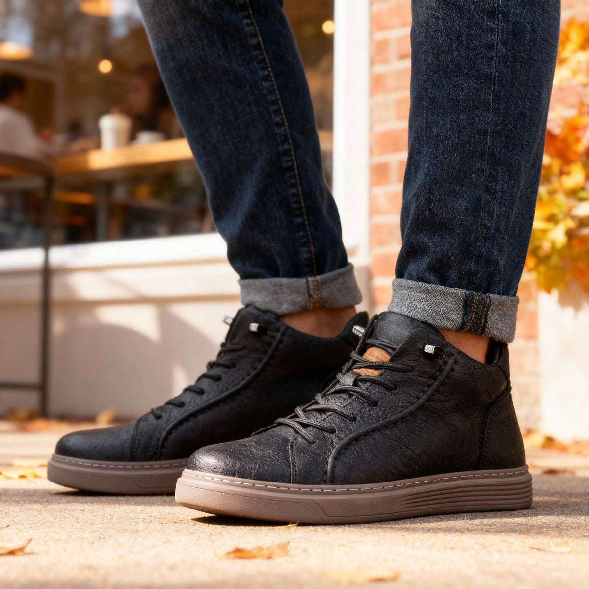 Dwayne | men's Ankle Sneakers - By Qivii
