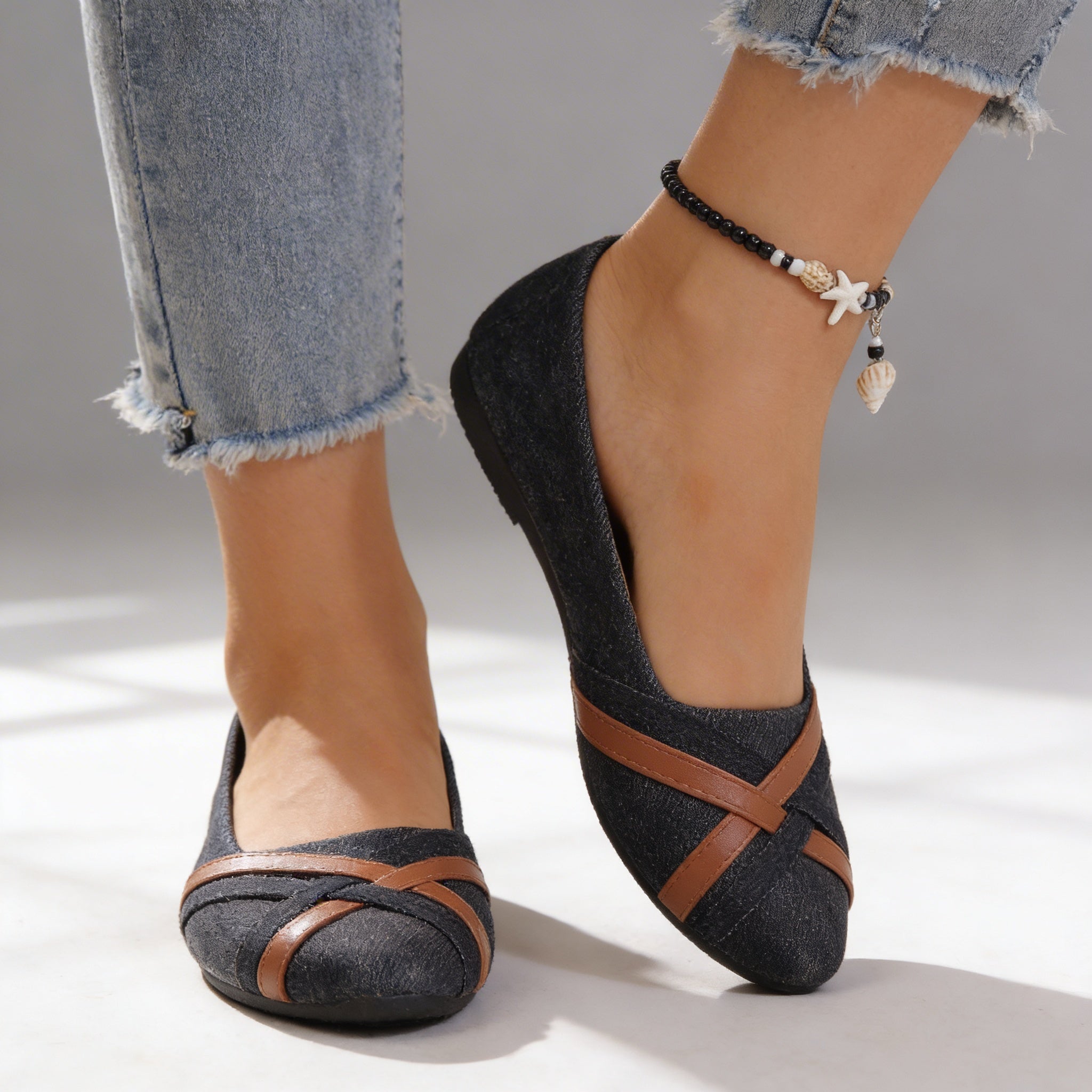 Tessa Canvas Soft Flats