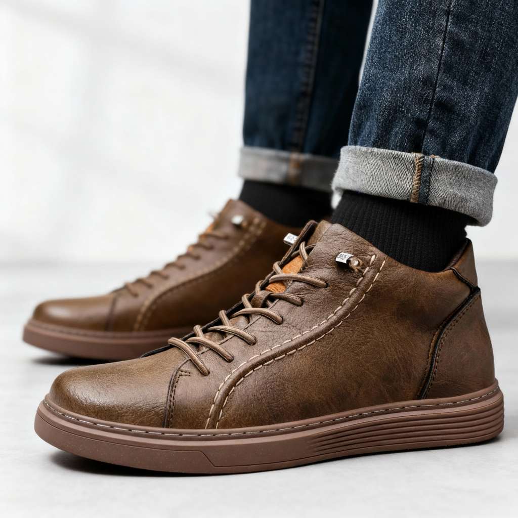 Dwayne | men's Ankle Sneakers - By Qivii