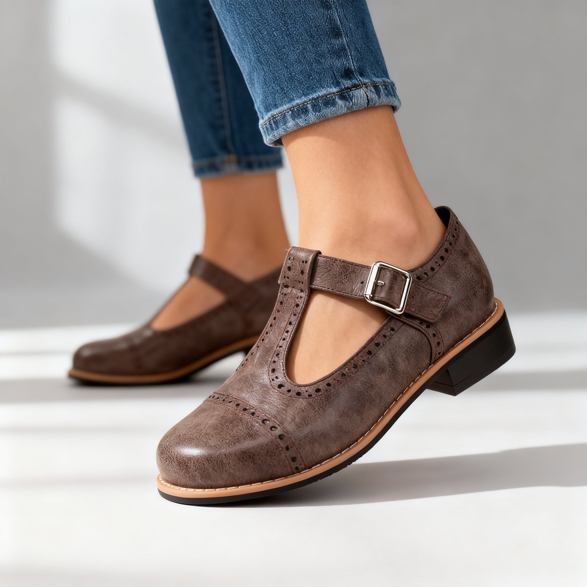 Annie Lou Brogue Loafers