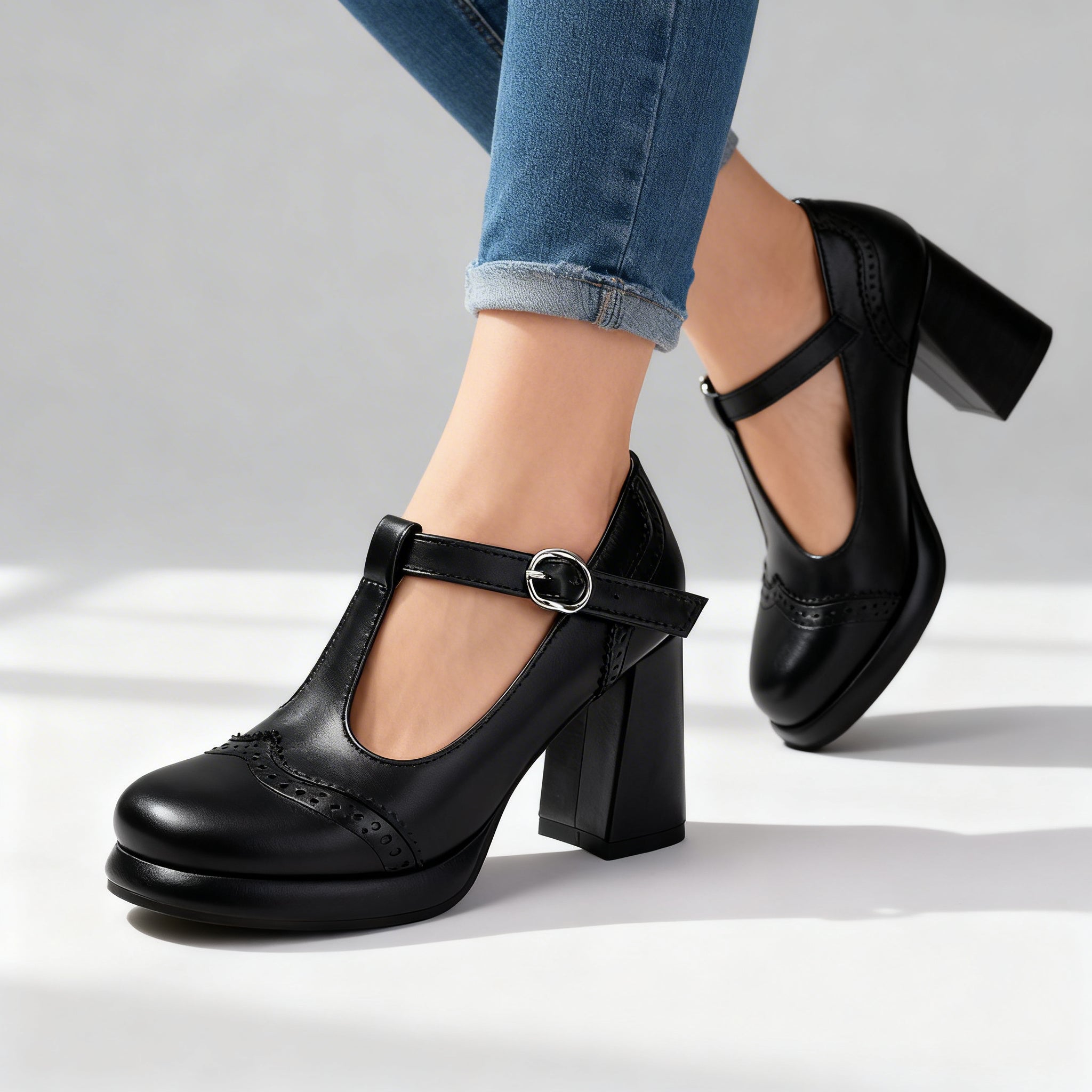 Sylvia Brogue Loafers