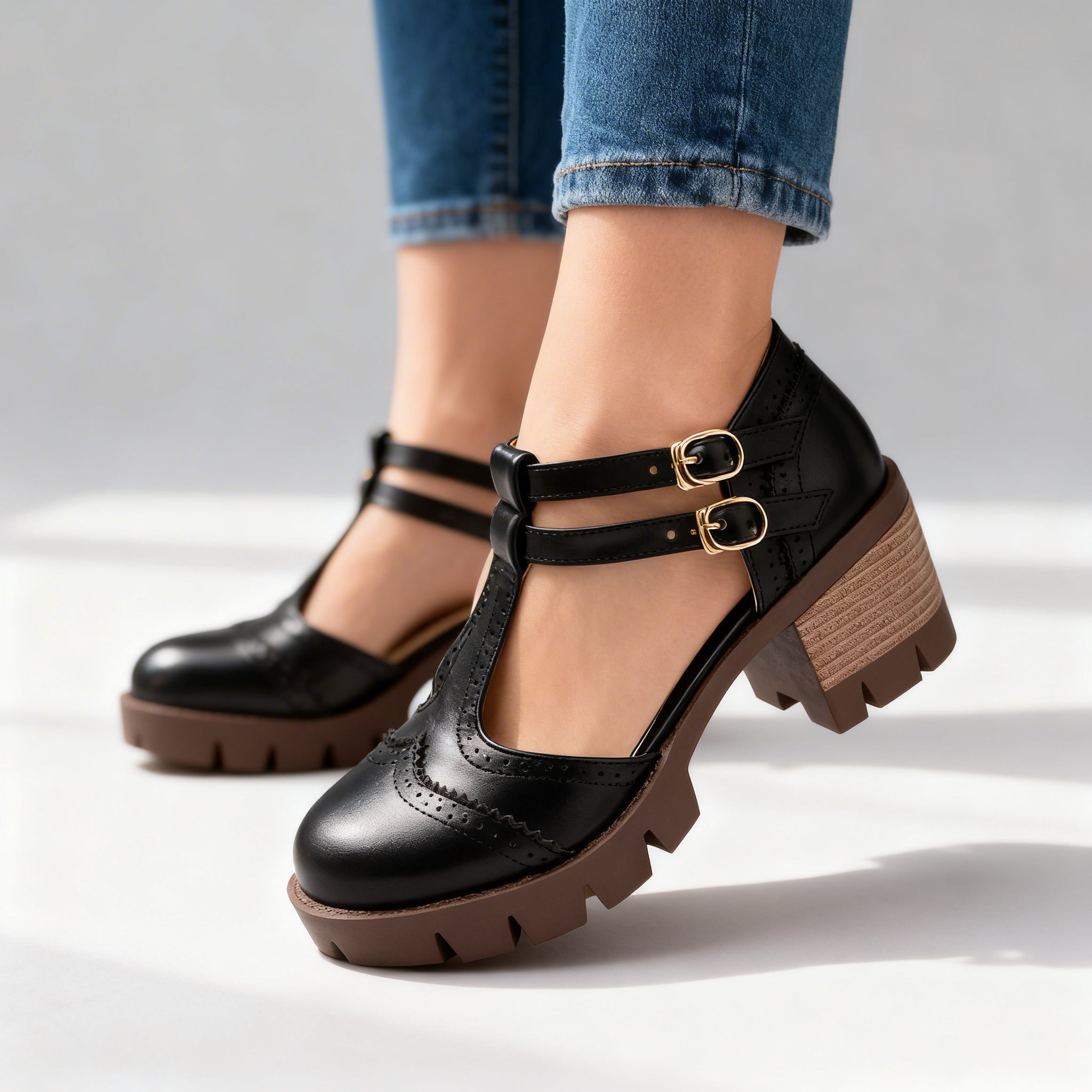 Sally Brogue Loafers