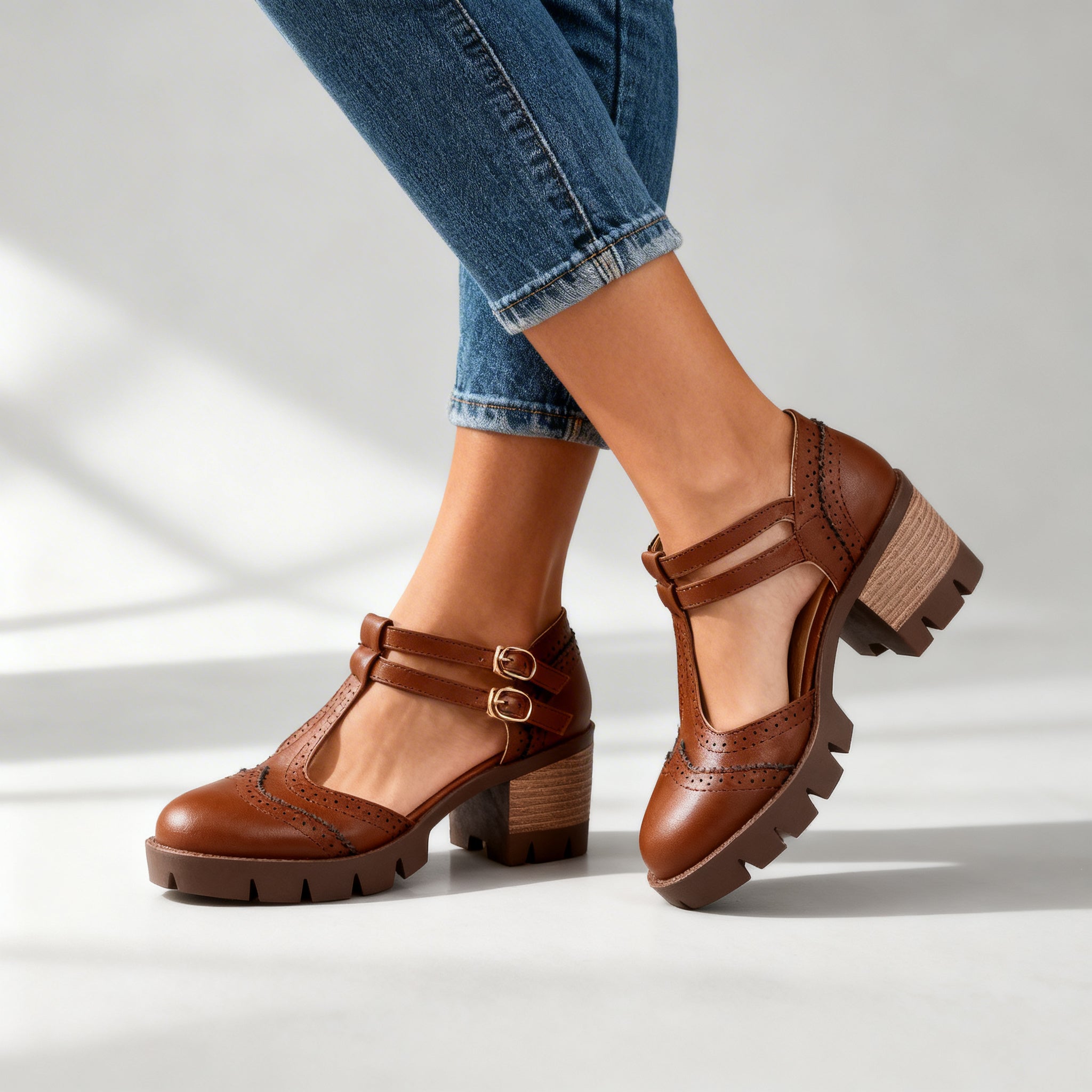 Sally Brogue Loafers
