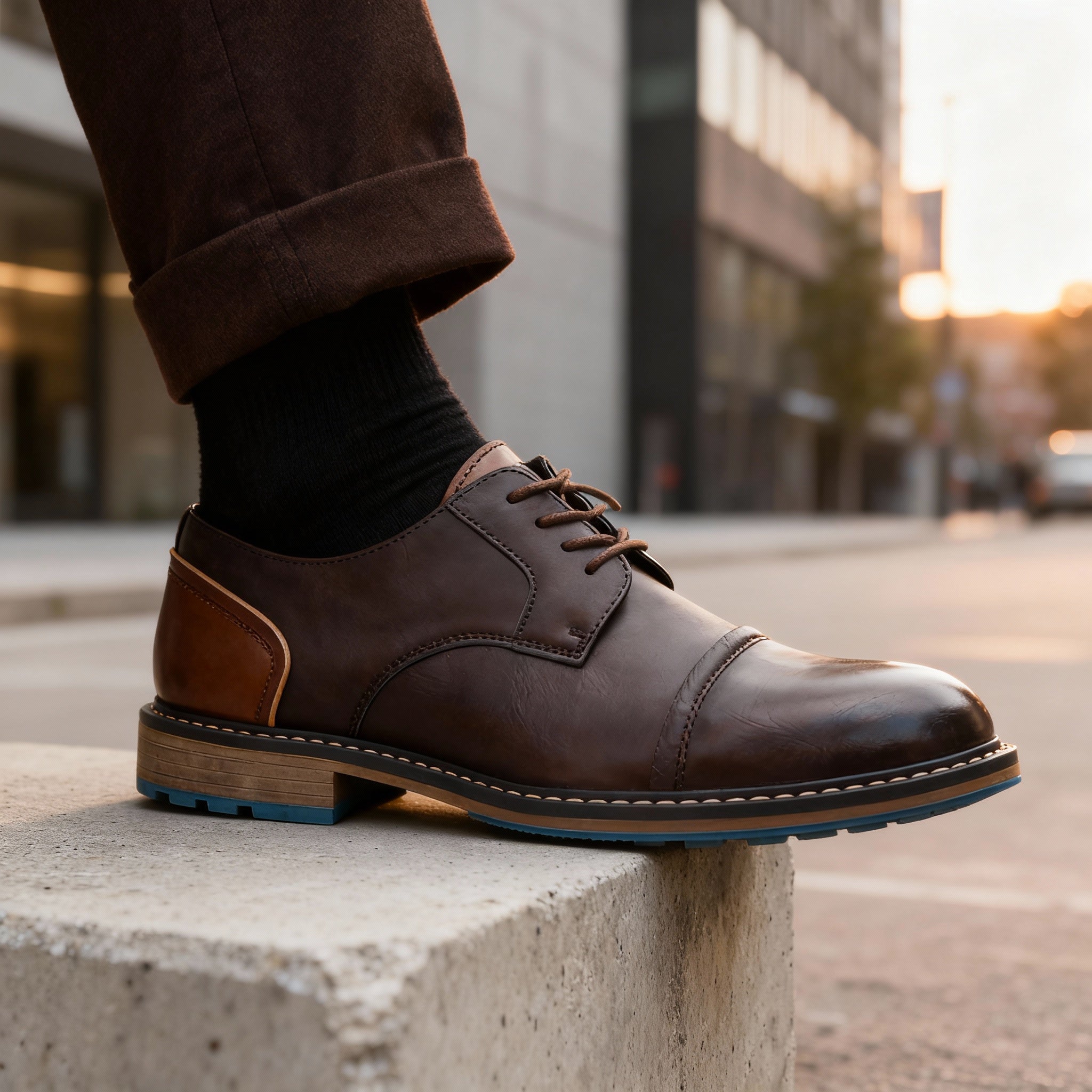 Graham Shaw Cap-Toe Derbies