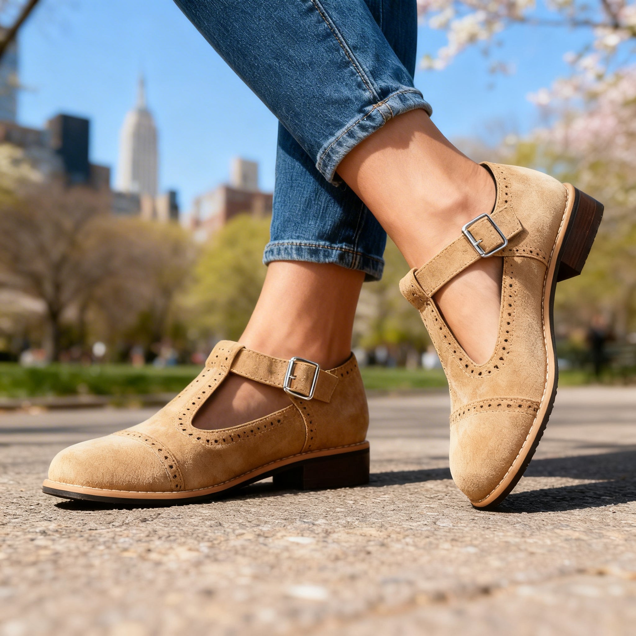 Annie Lou Brogue Loafers