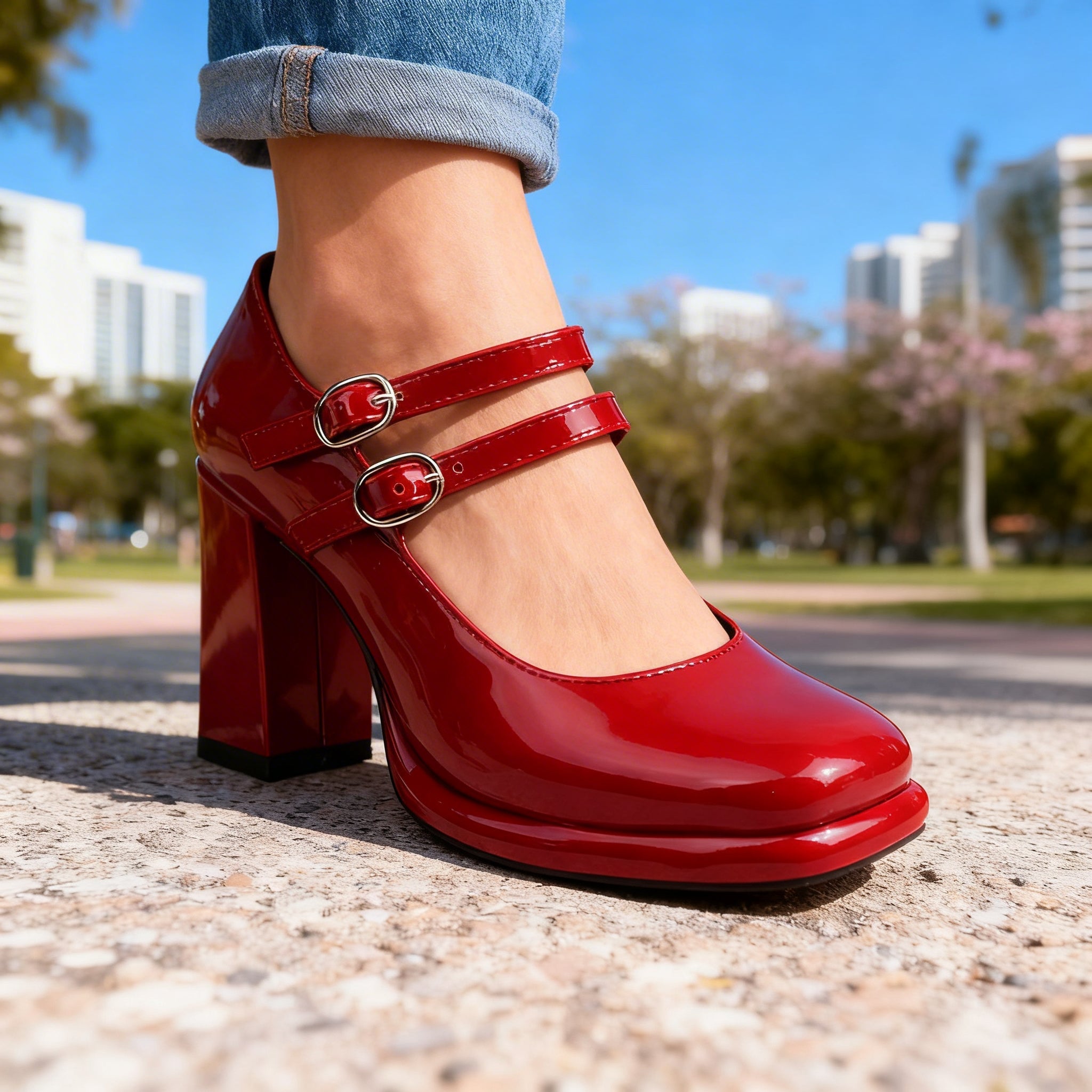 Marissa Twin Strap Loafers