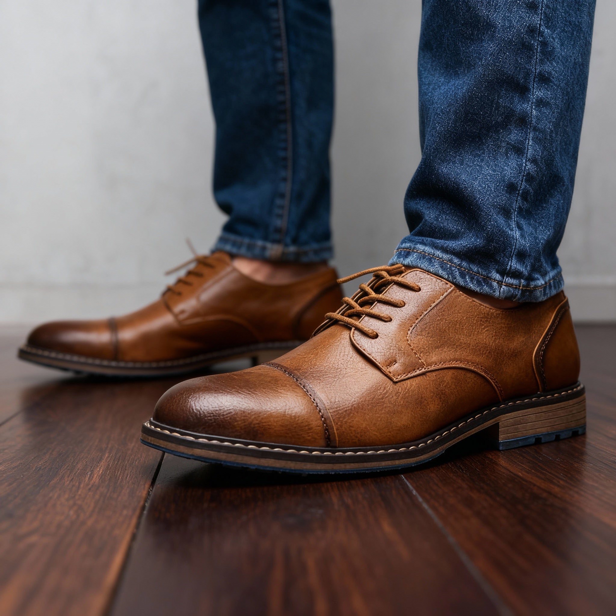Graham Shaw Cap-Toe Derbies