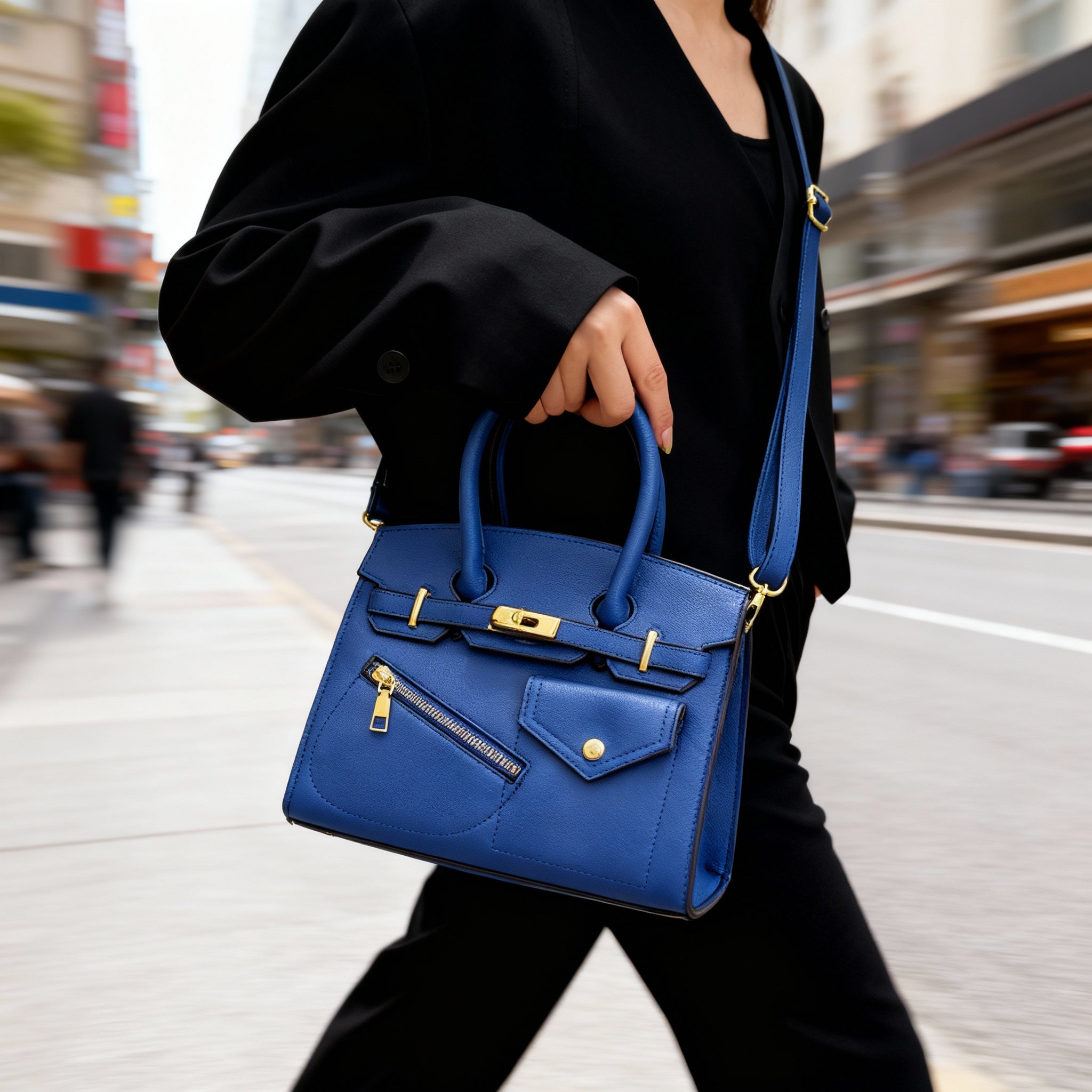 Evelyn Moto Handbag