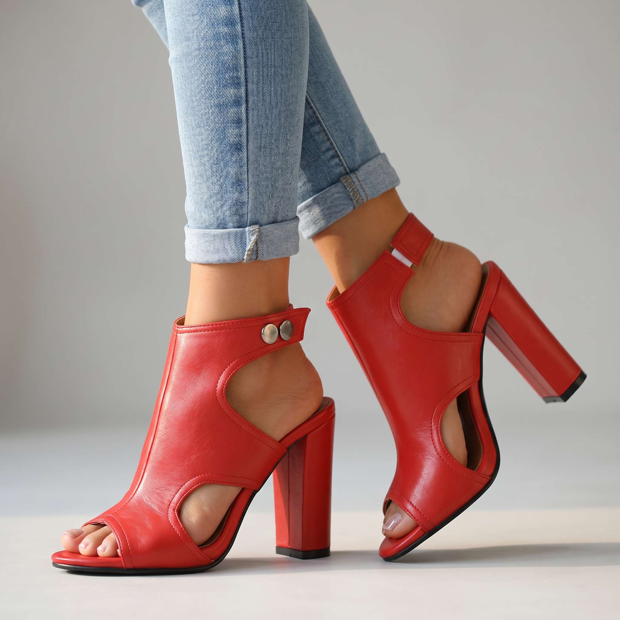 Scarlett Open Toe Heels