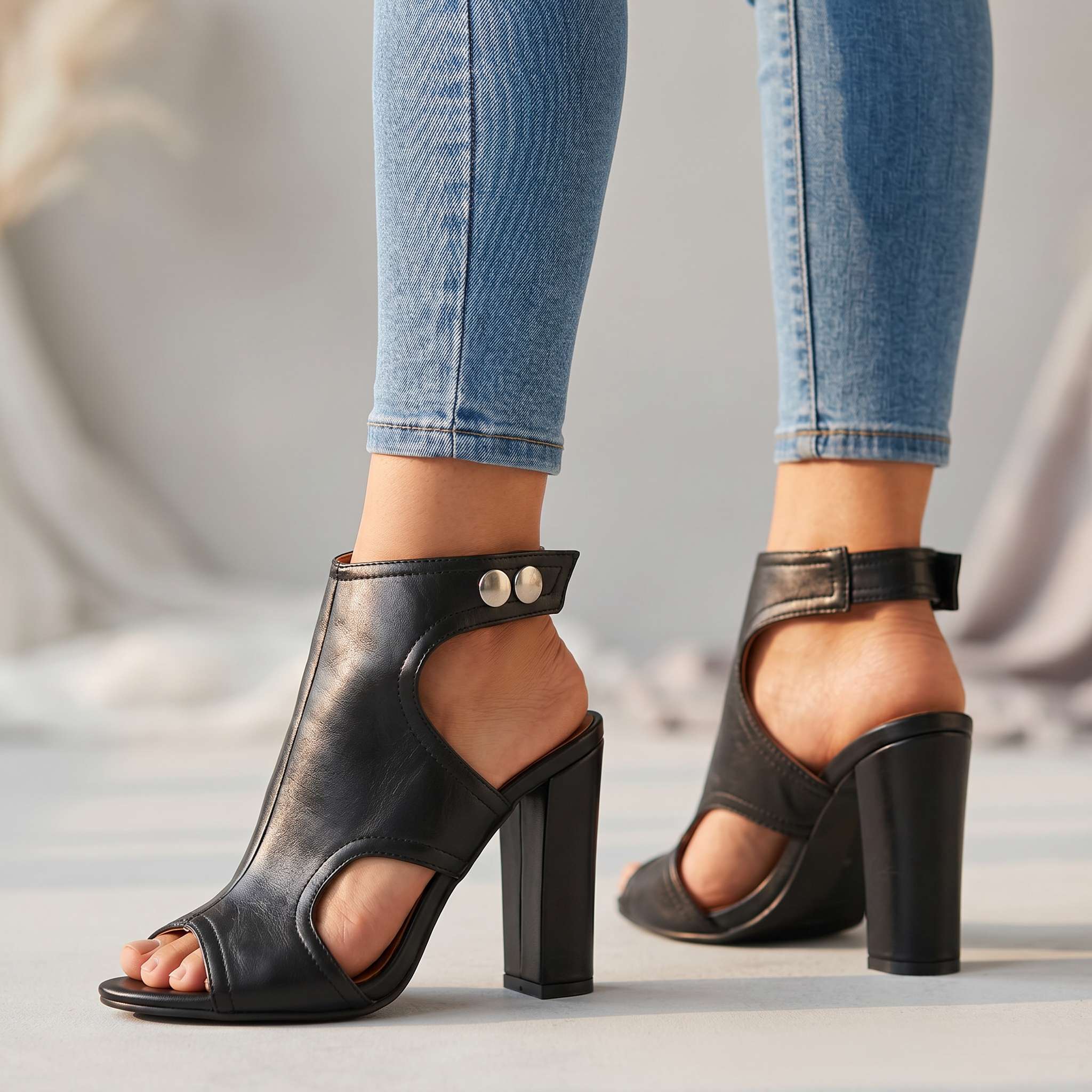 Scarlett Open Toe Heels