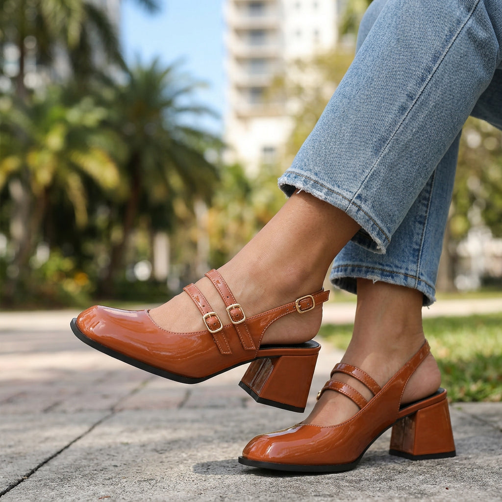 Delilah Twin Slingback Loafers