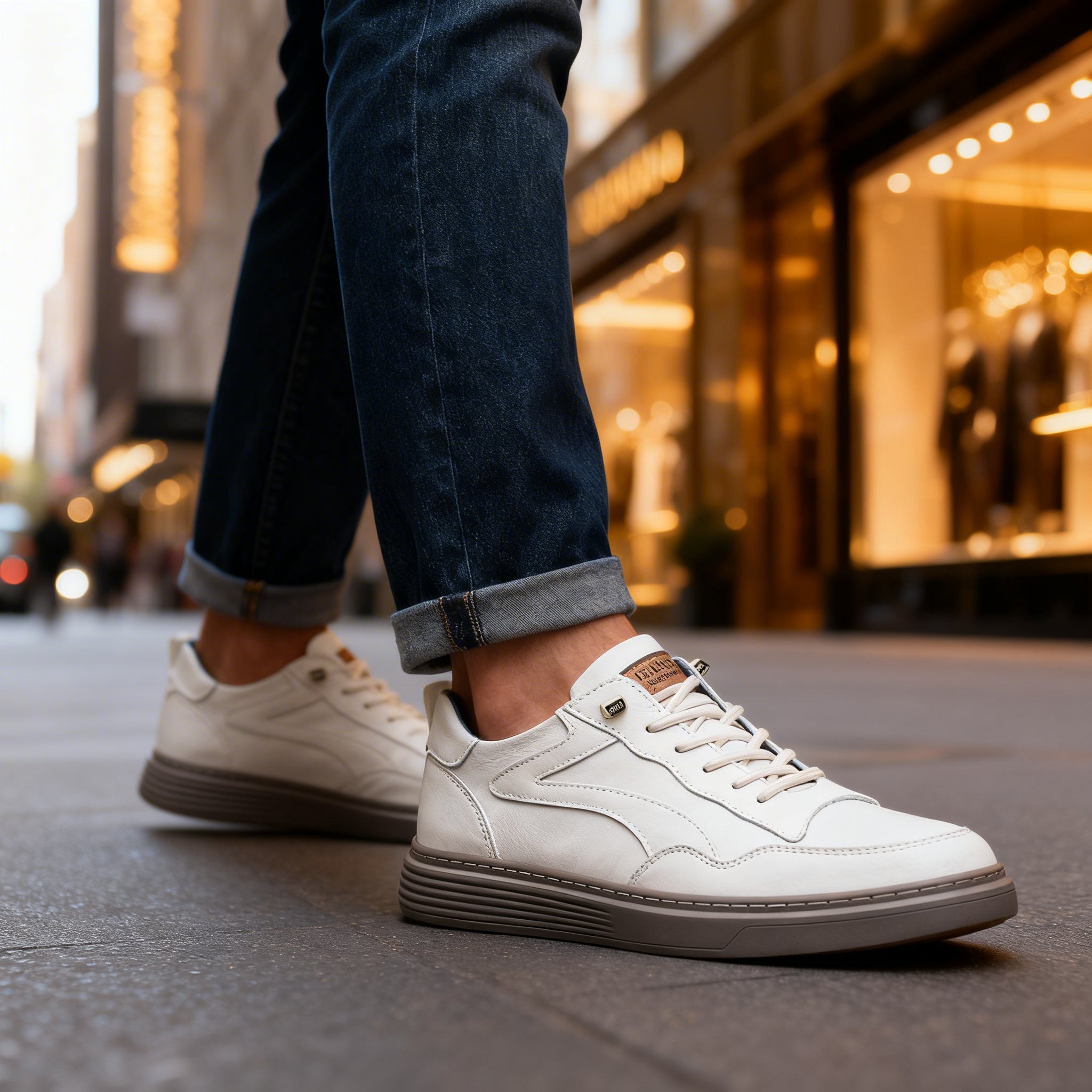 Clint Edwards Leather Sneakers