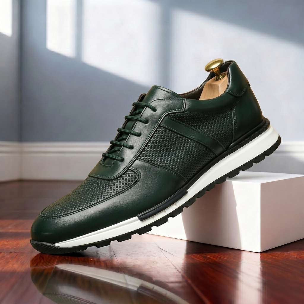 Daniel T. Brooks Leather Sneakers