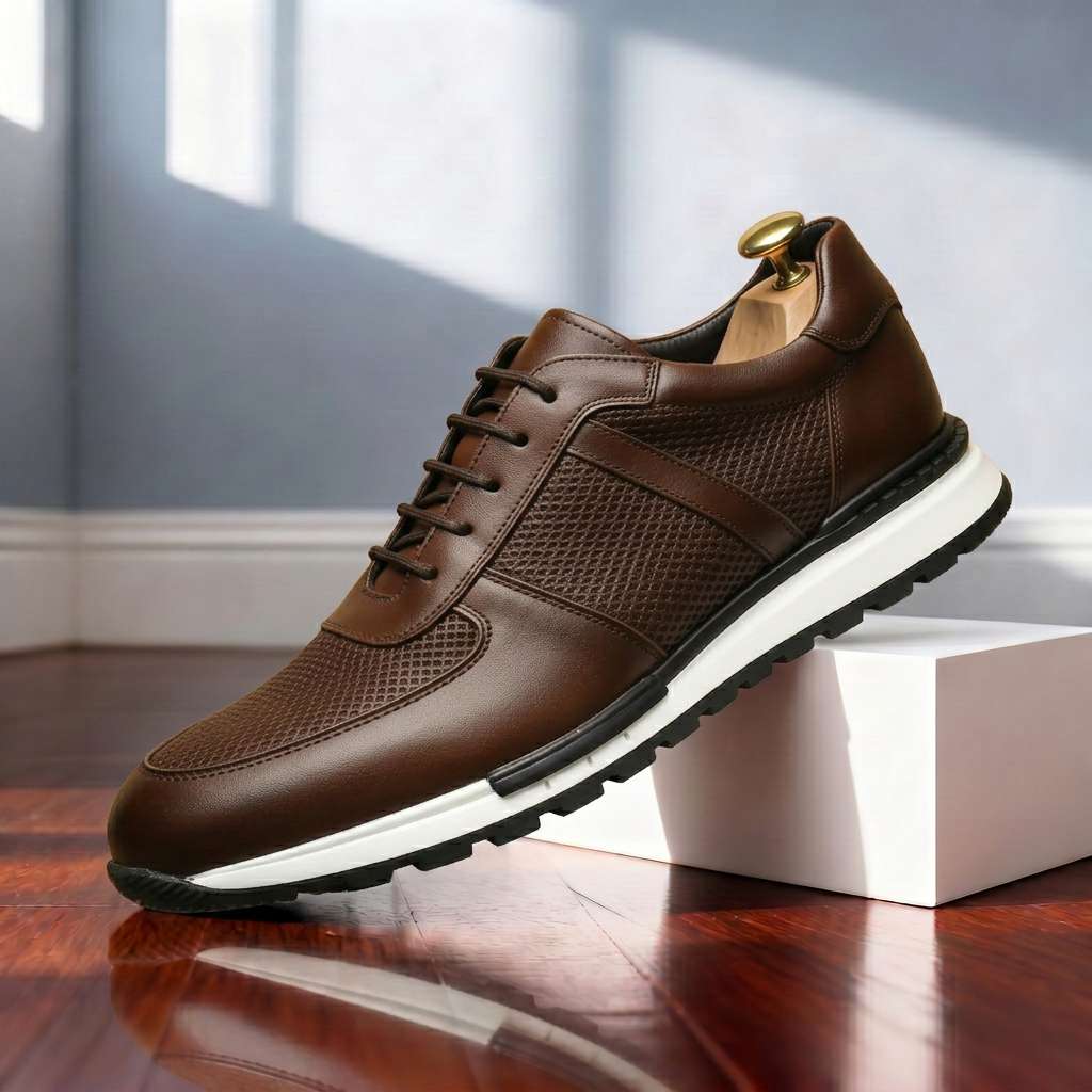 Daniel T. Brooks Leather Sneakers