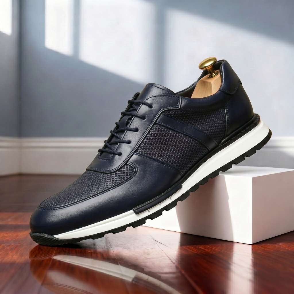 Daniel T. Brooks Leather Sneakers
