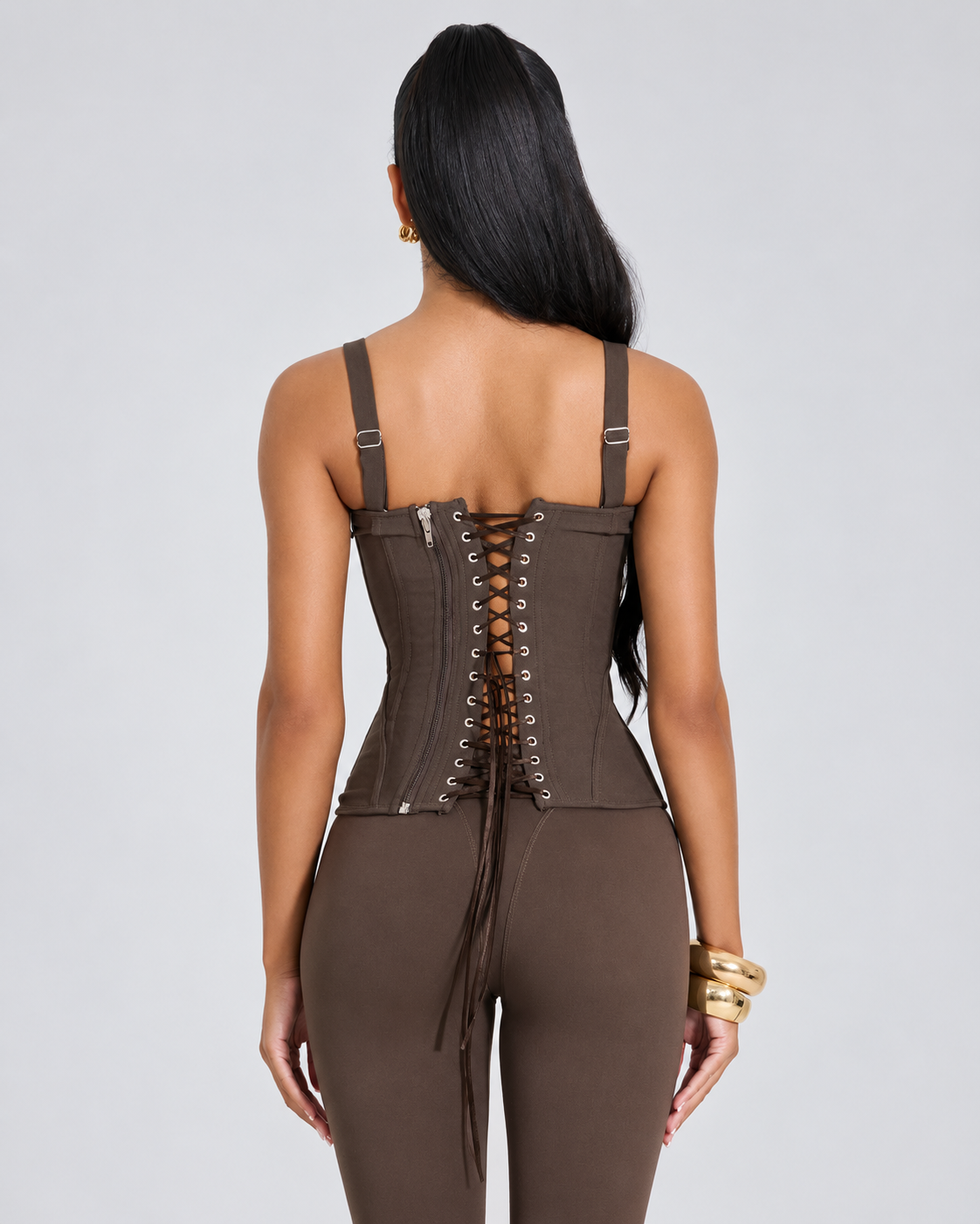 Adjustable Strap Hourglass Corset Top Waist Cincher Shaping Vest
