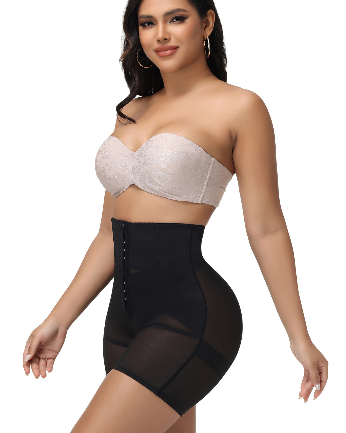 Shapshe® Mesh High Waist Tummy Control Shaping Shorts