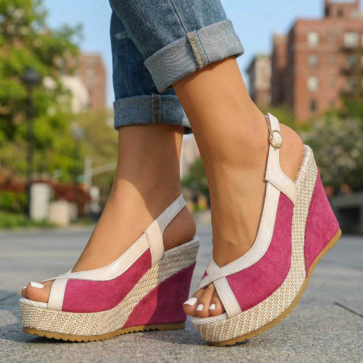 Alina Slingback Wedges