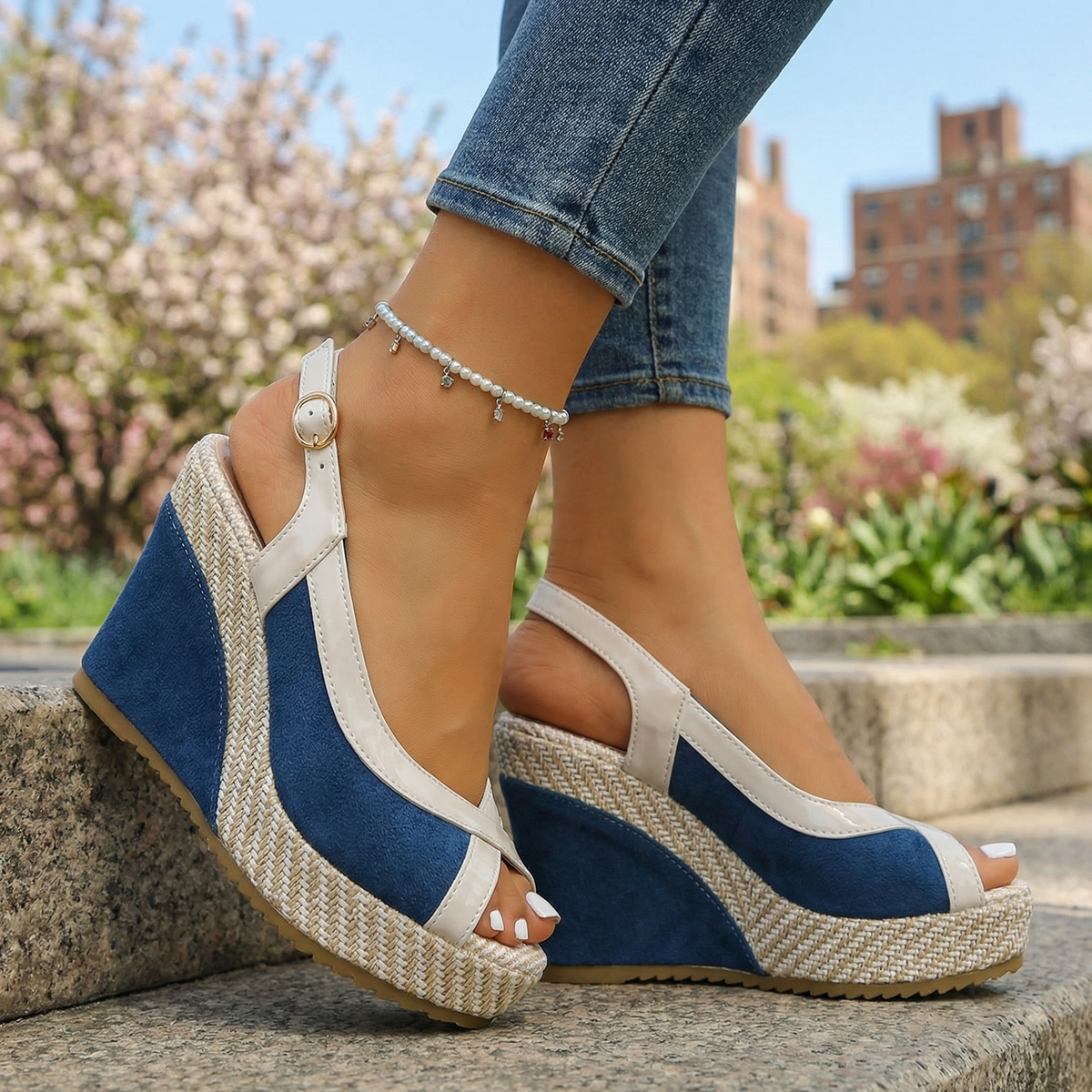 Alina Slingback Wedges