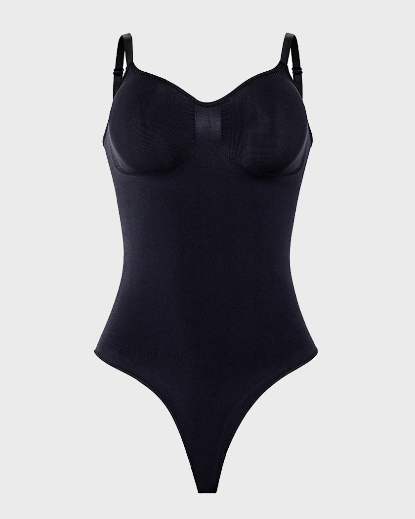 Seamless Tummy Control Sliming Shaping Thong Bodysuit