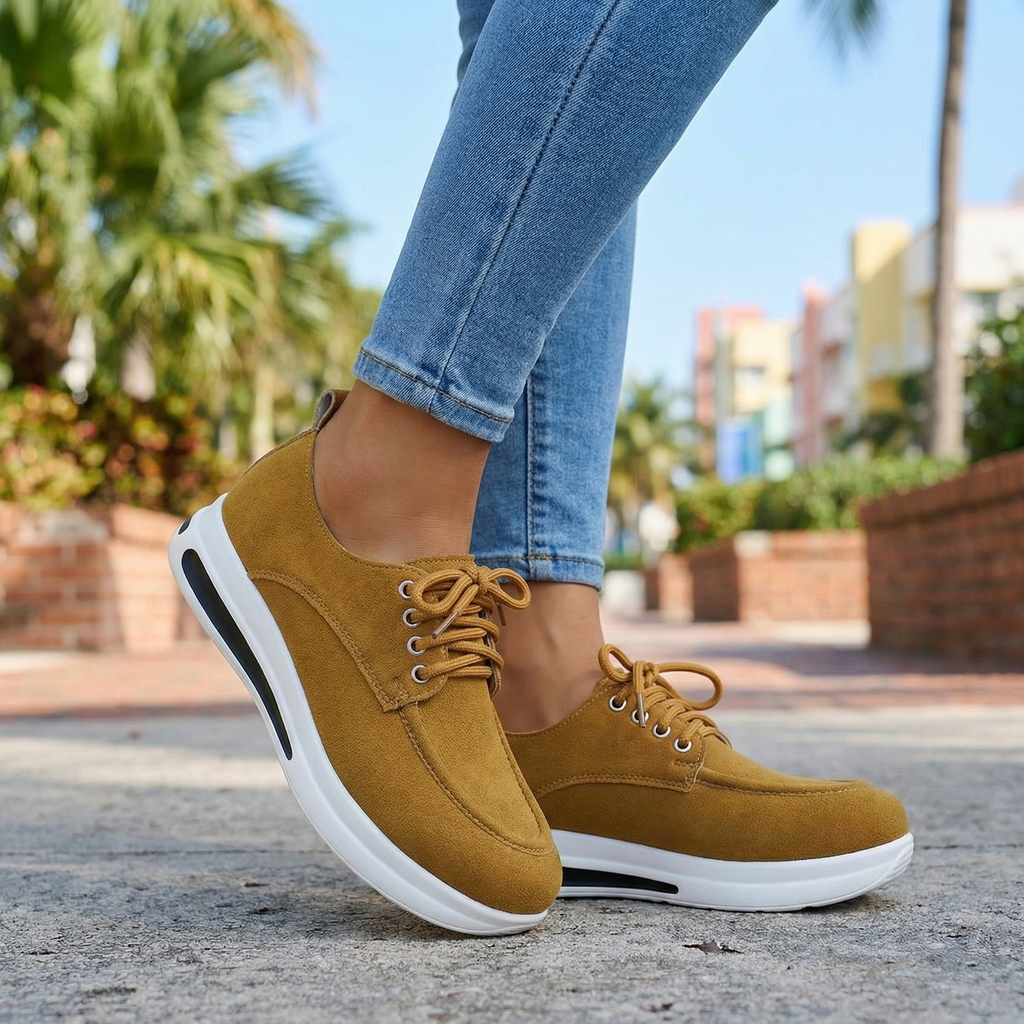 Hollie Lace-Up Loafers