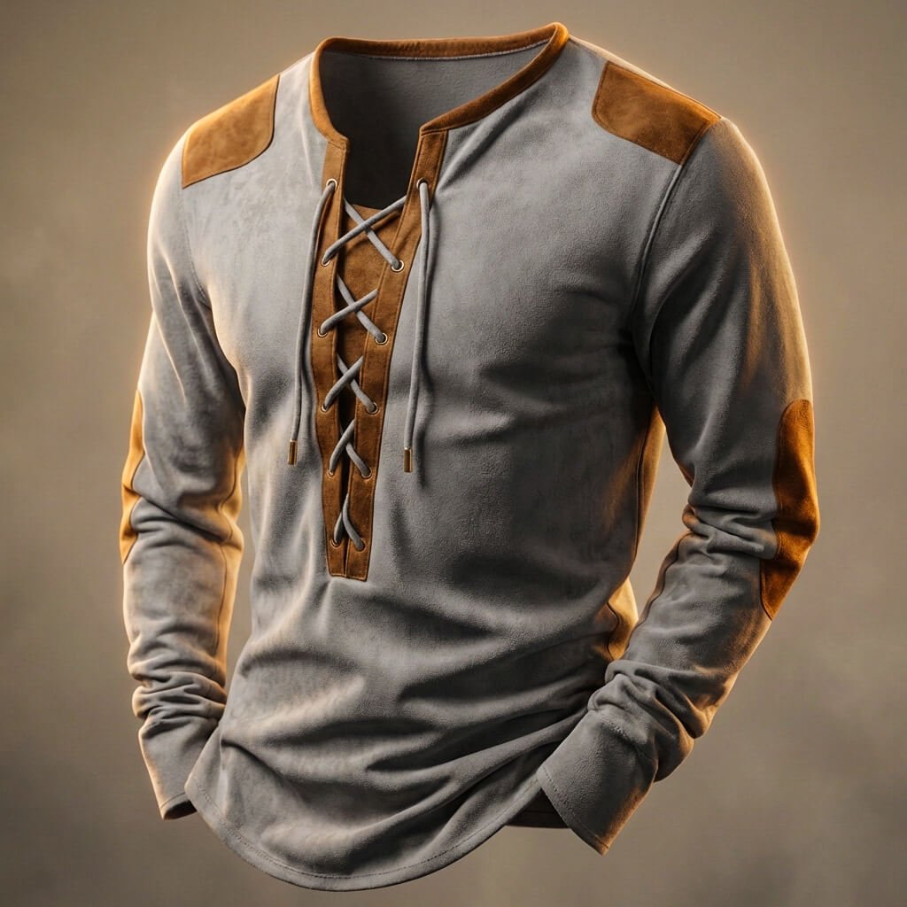 Dean Prestige Henley Shirt - By Qivii
