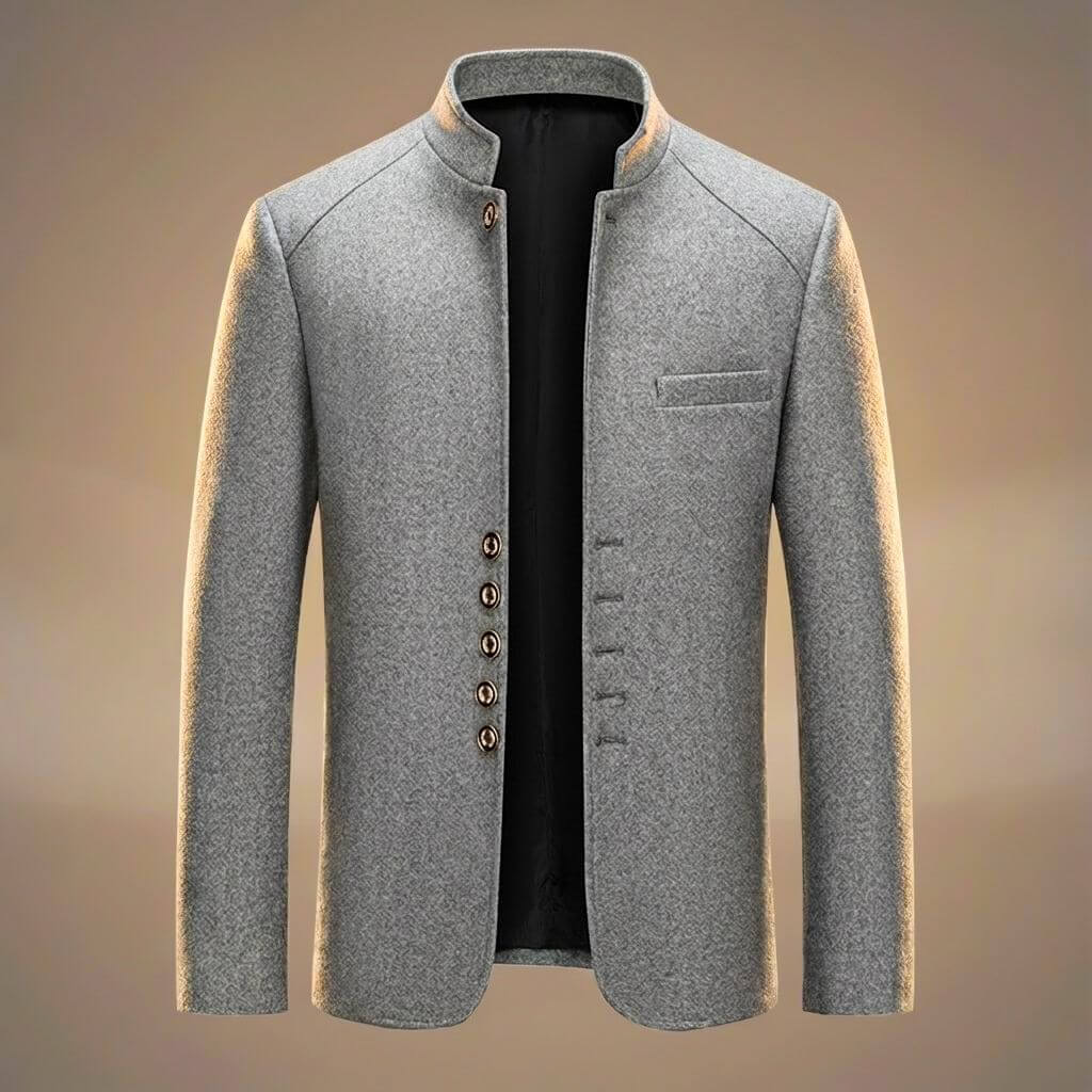 Kyoto Legacy Virgin Wool Jacket - By Qivii