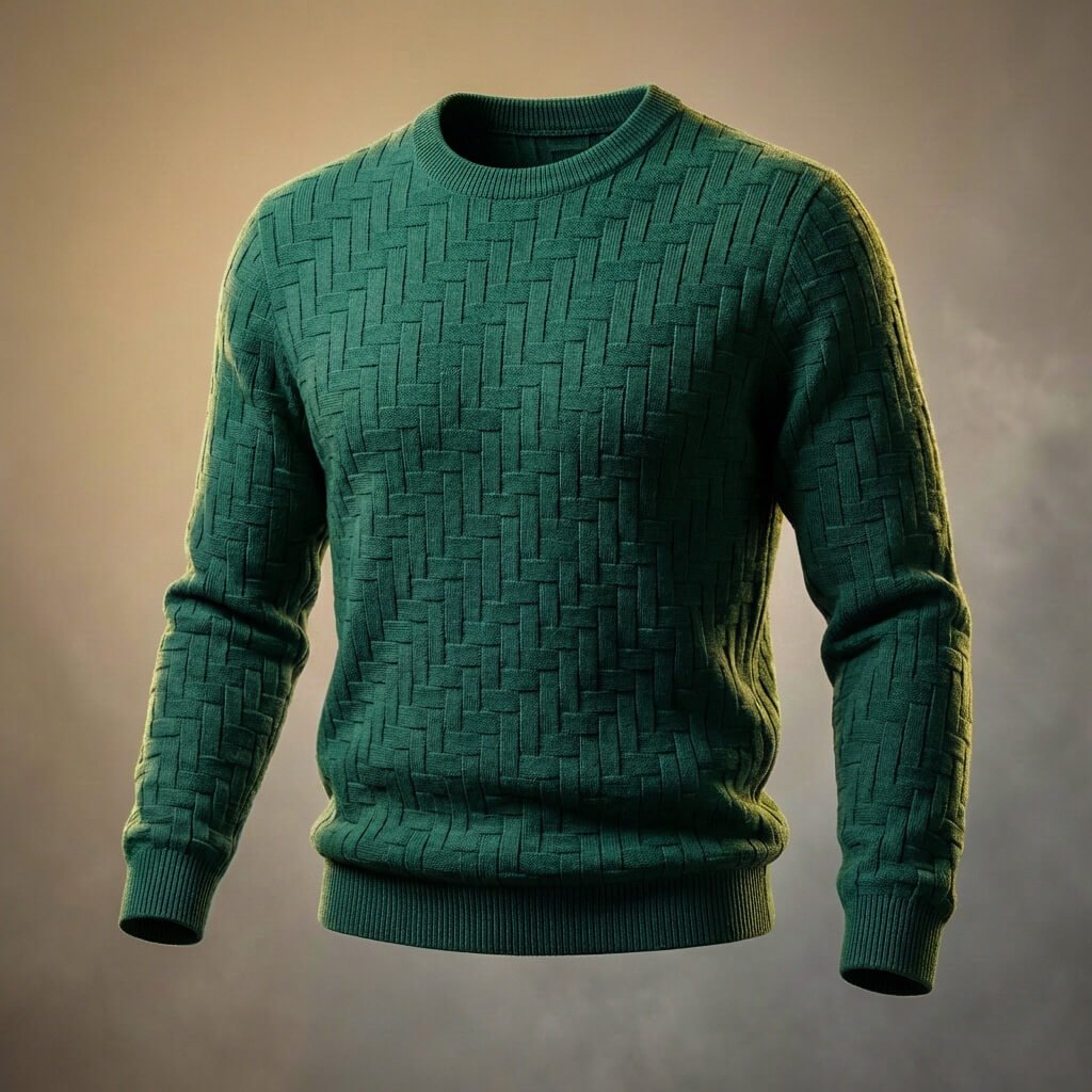 Owen Prestige Basketweave Knit Shirt - By Qivii