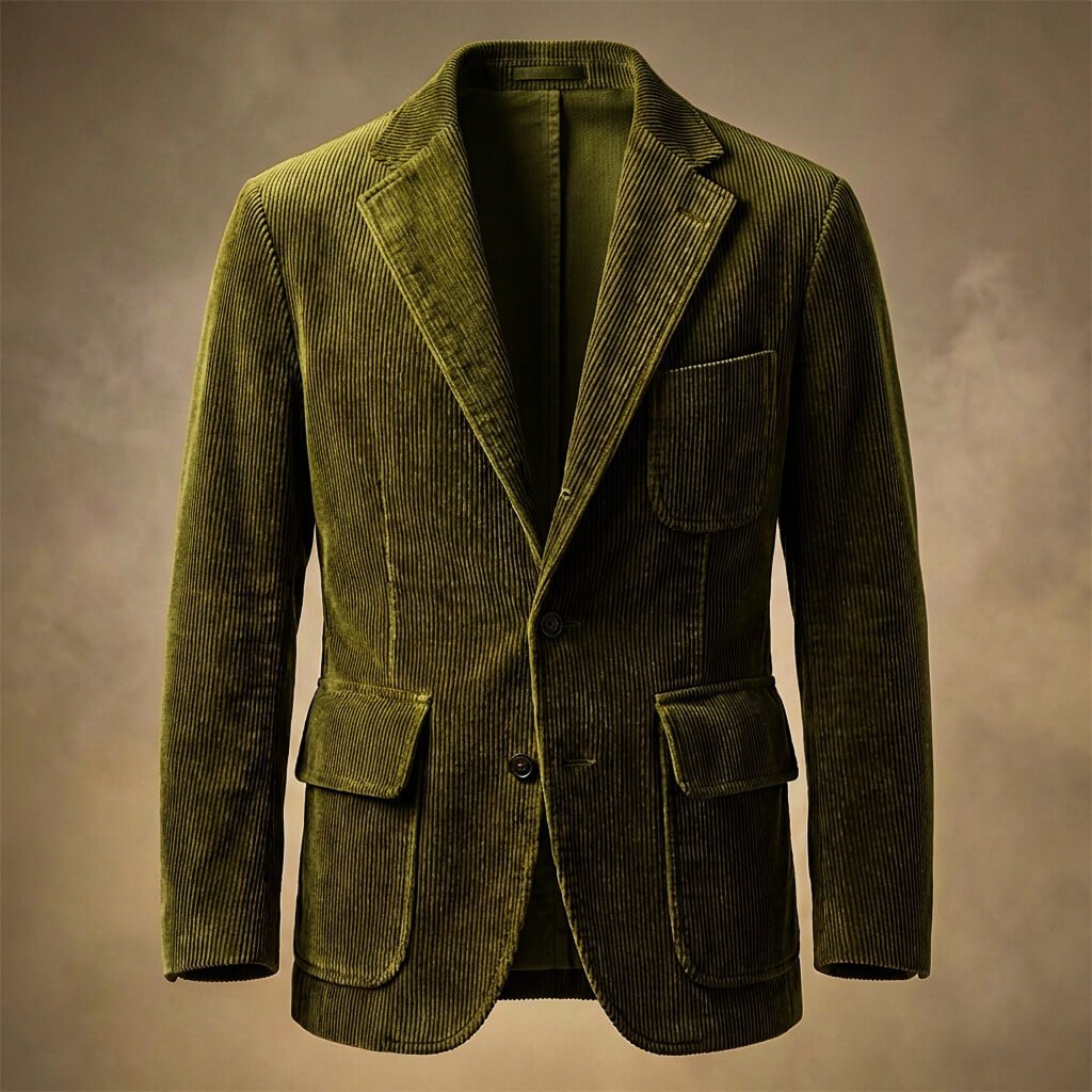 Benjamin Prestige Corduroy Blazer - By Qivii