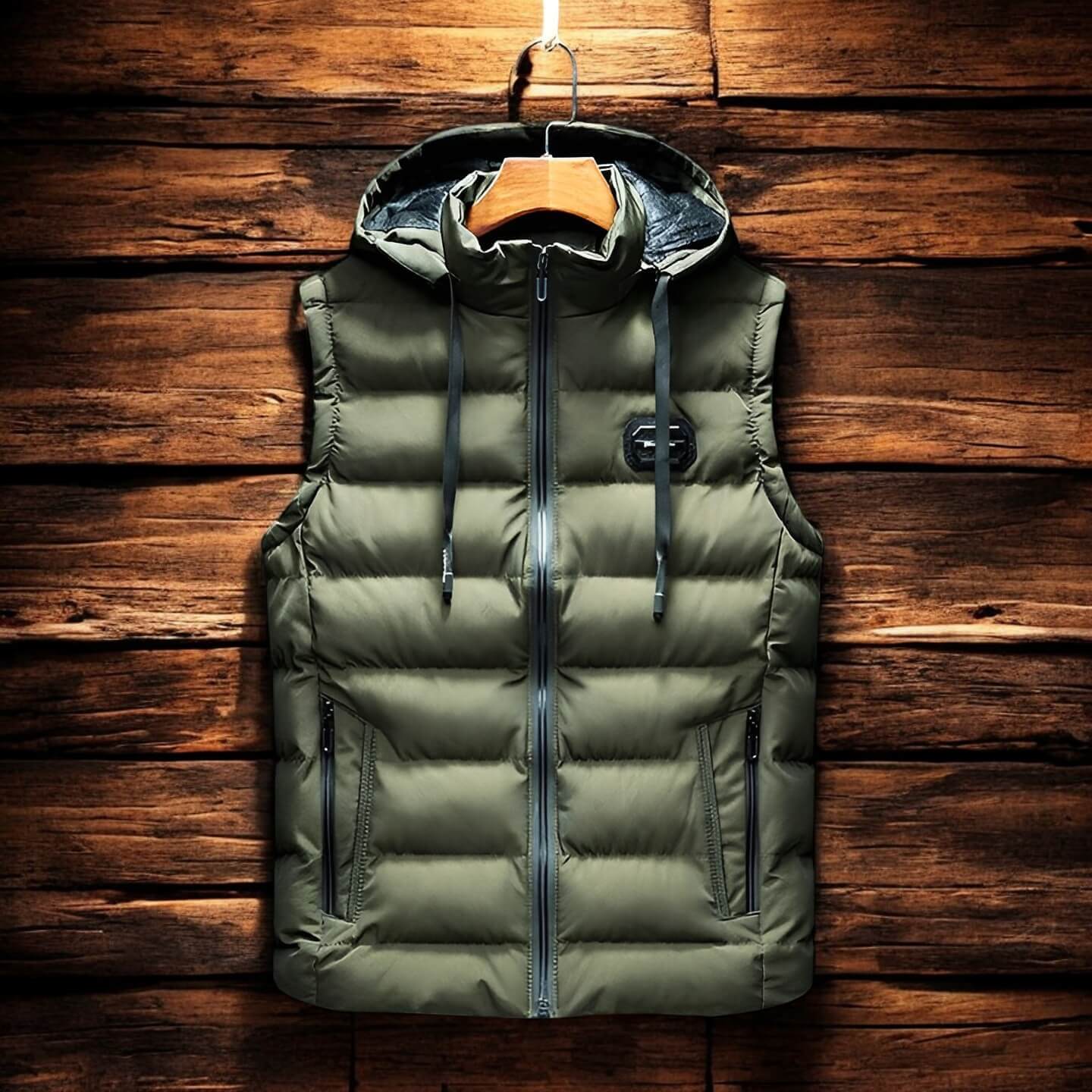 Harrison Hooded Vest - By Qivii