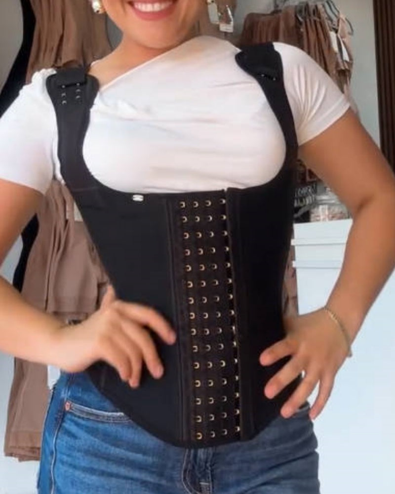 Fajas Colombianas Hook And Eyes Tummy Tuck Corset